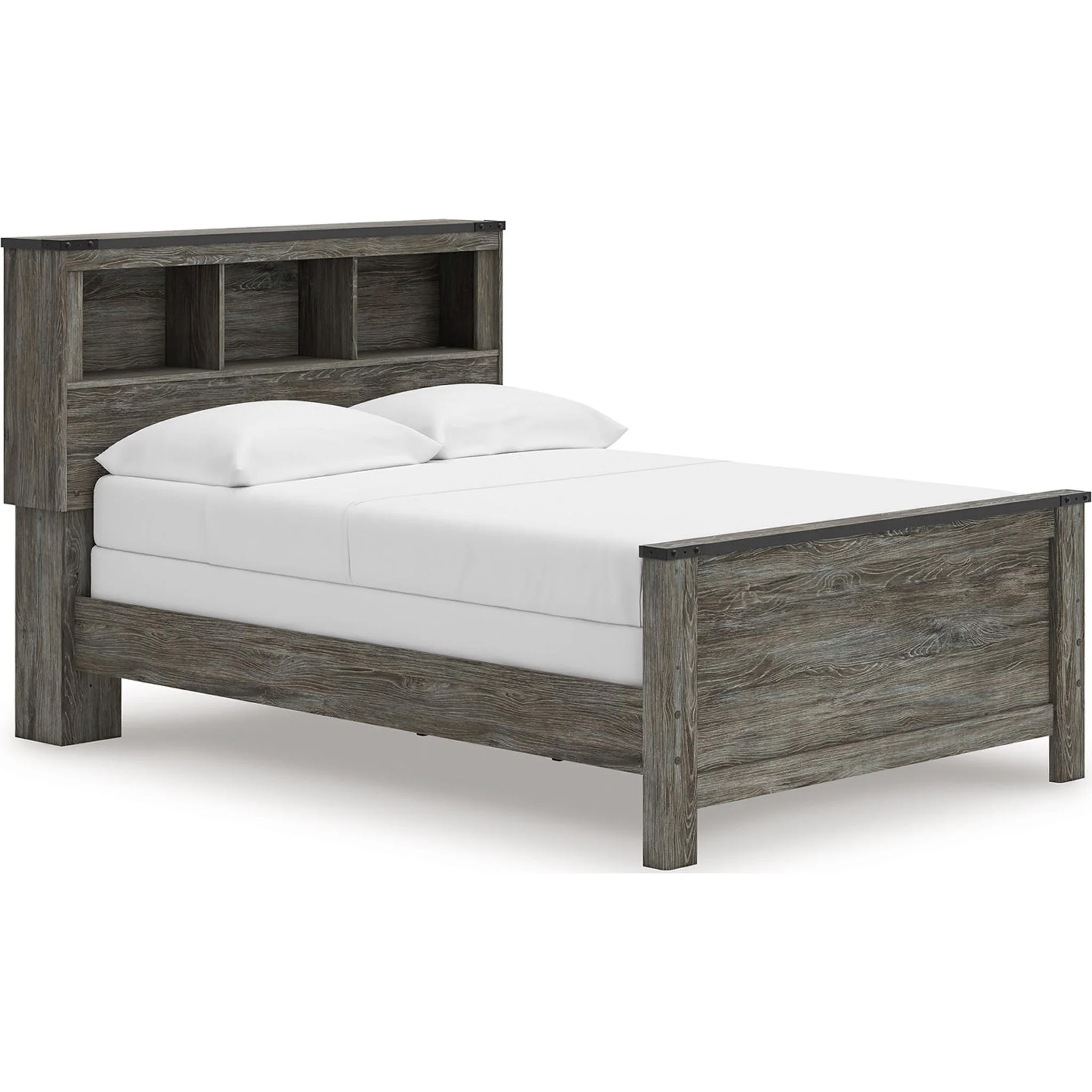 Frandern Full Bookcase Bed - Gray - Image 4