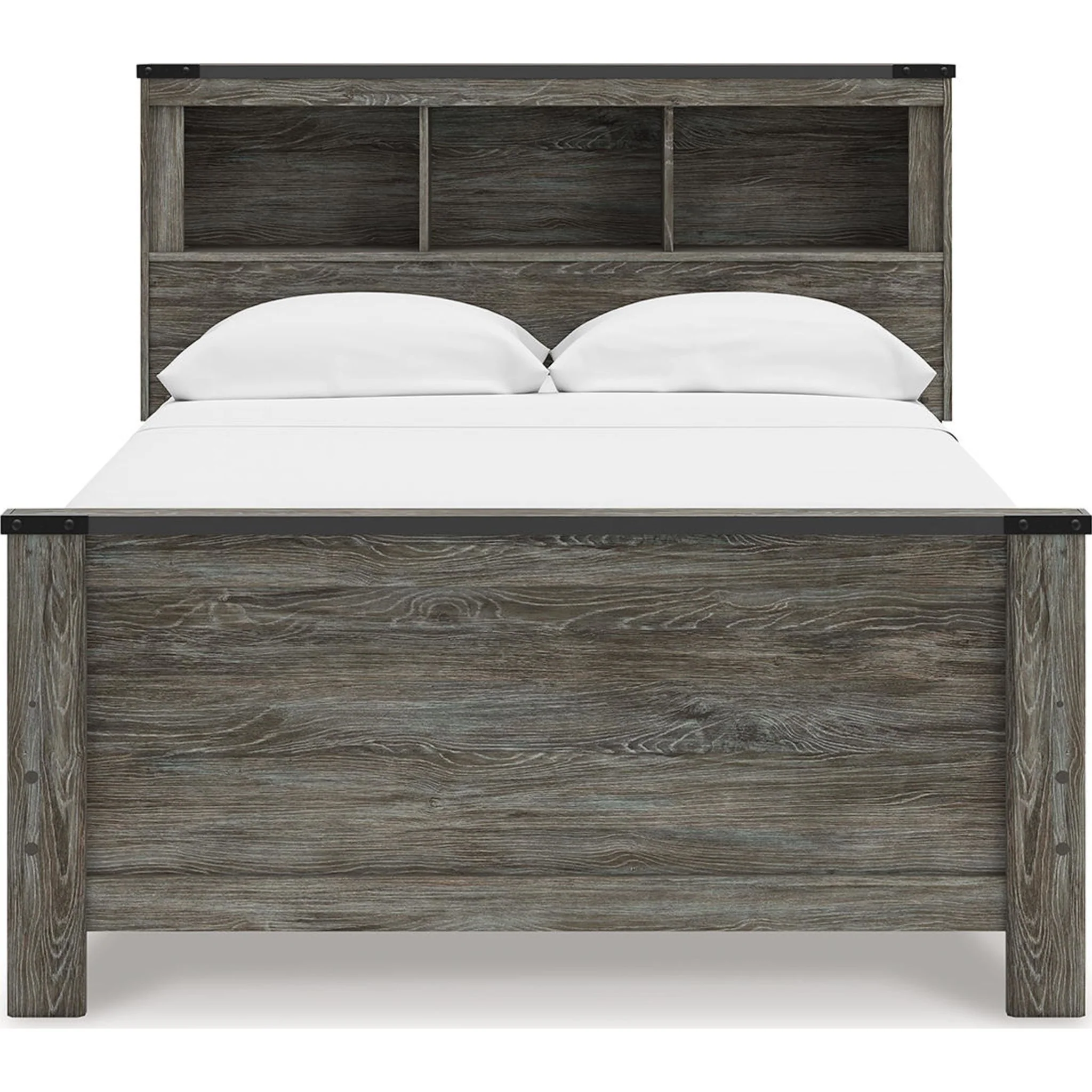 Frandern Full Bookcase Bed - Gray - Image 6