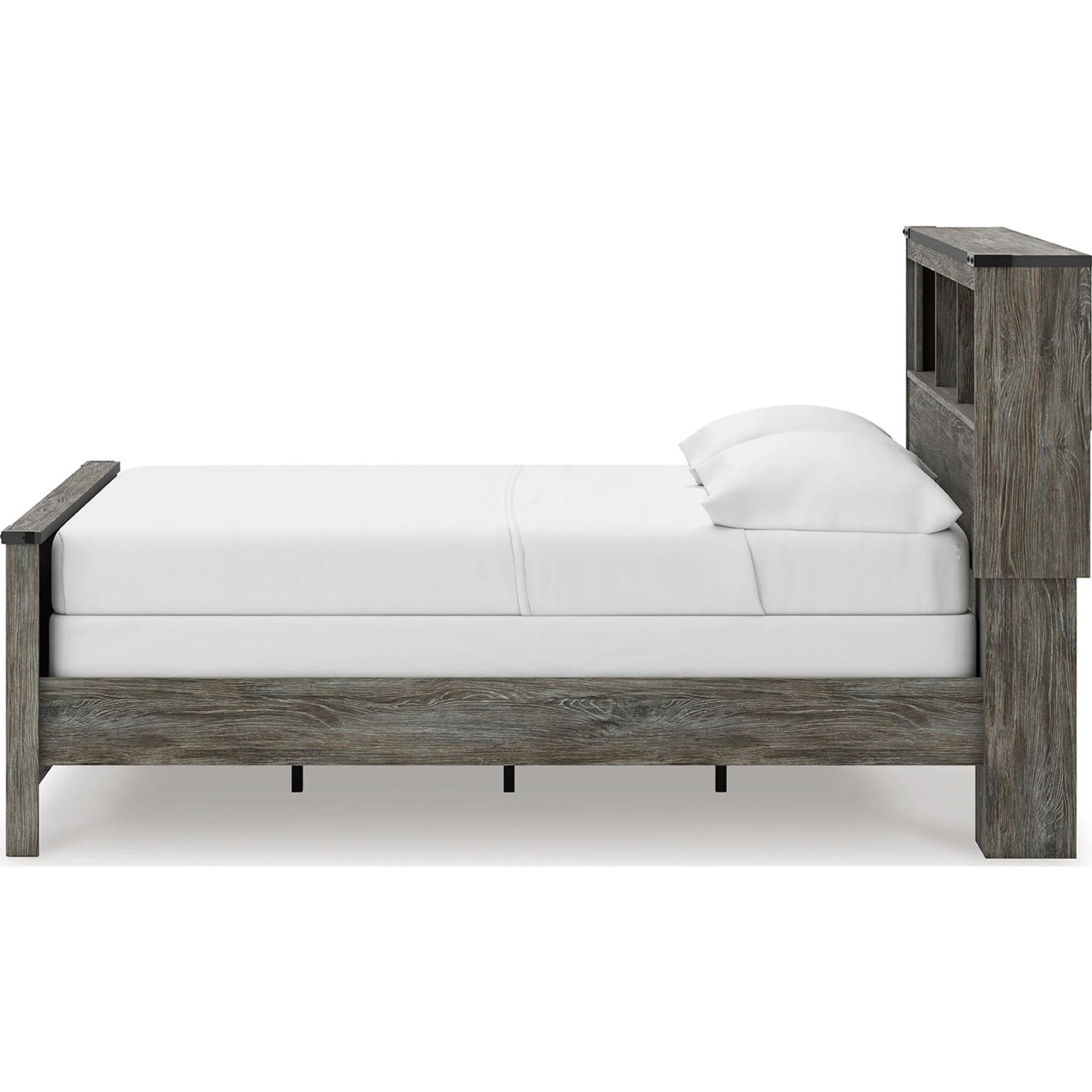 Frandern Full Bookcase Bed - Gray - Image 7