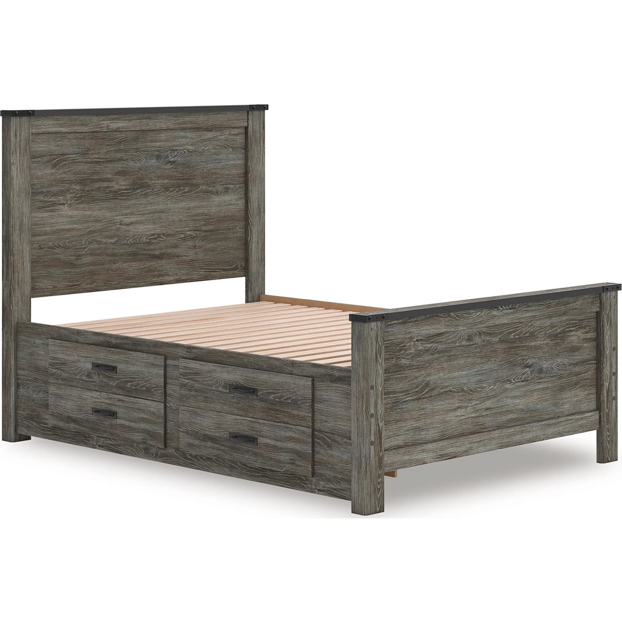 Frandern Full Storage Bed - Black/Gray - Image 3