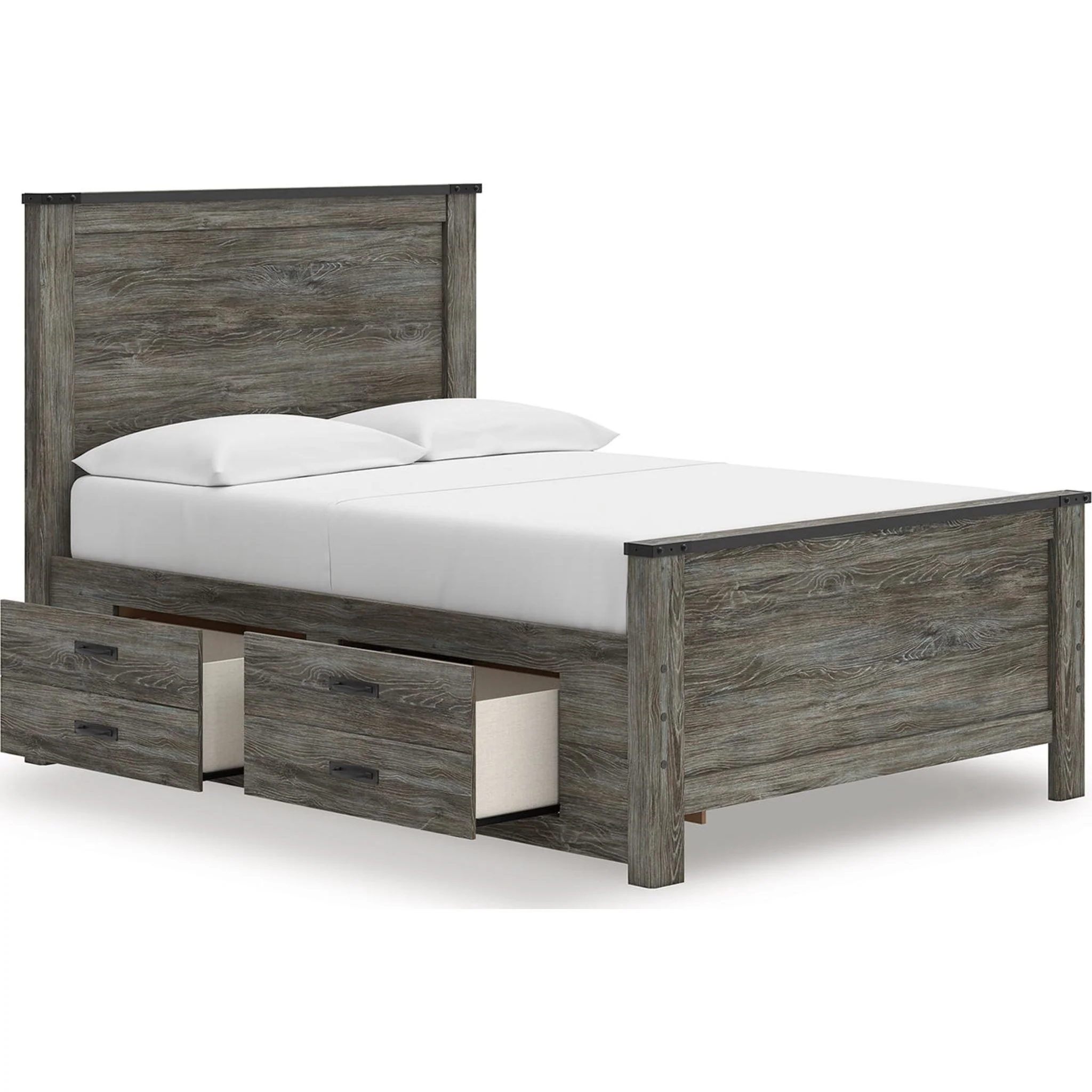 Frandern Full Storage Bed - Black/Gray - Image 4