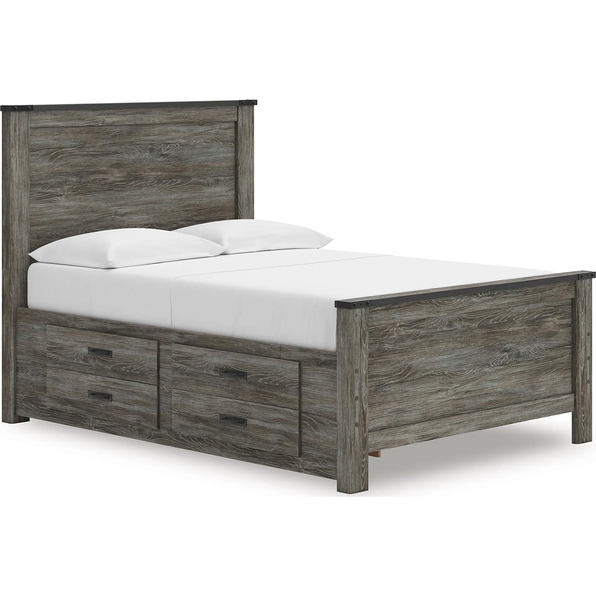 Frandern Full Storage Bed - Black/Gray - Image 5