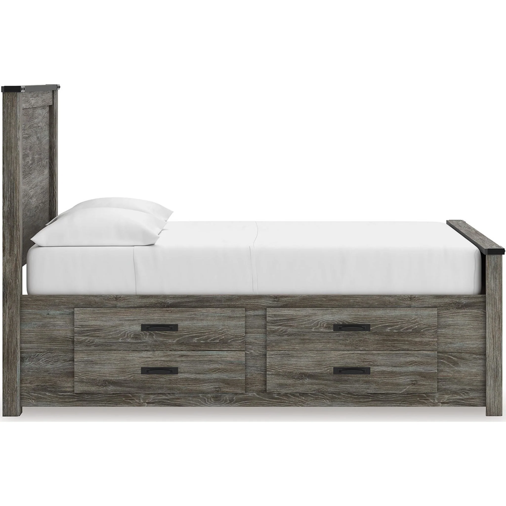 Frandern Full Storage Bed - Black/Gray - Image 9