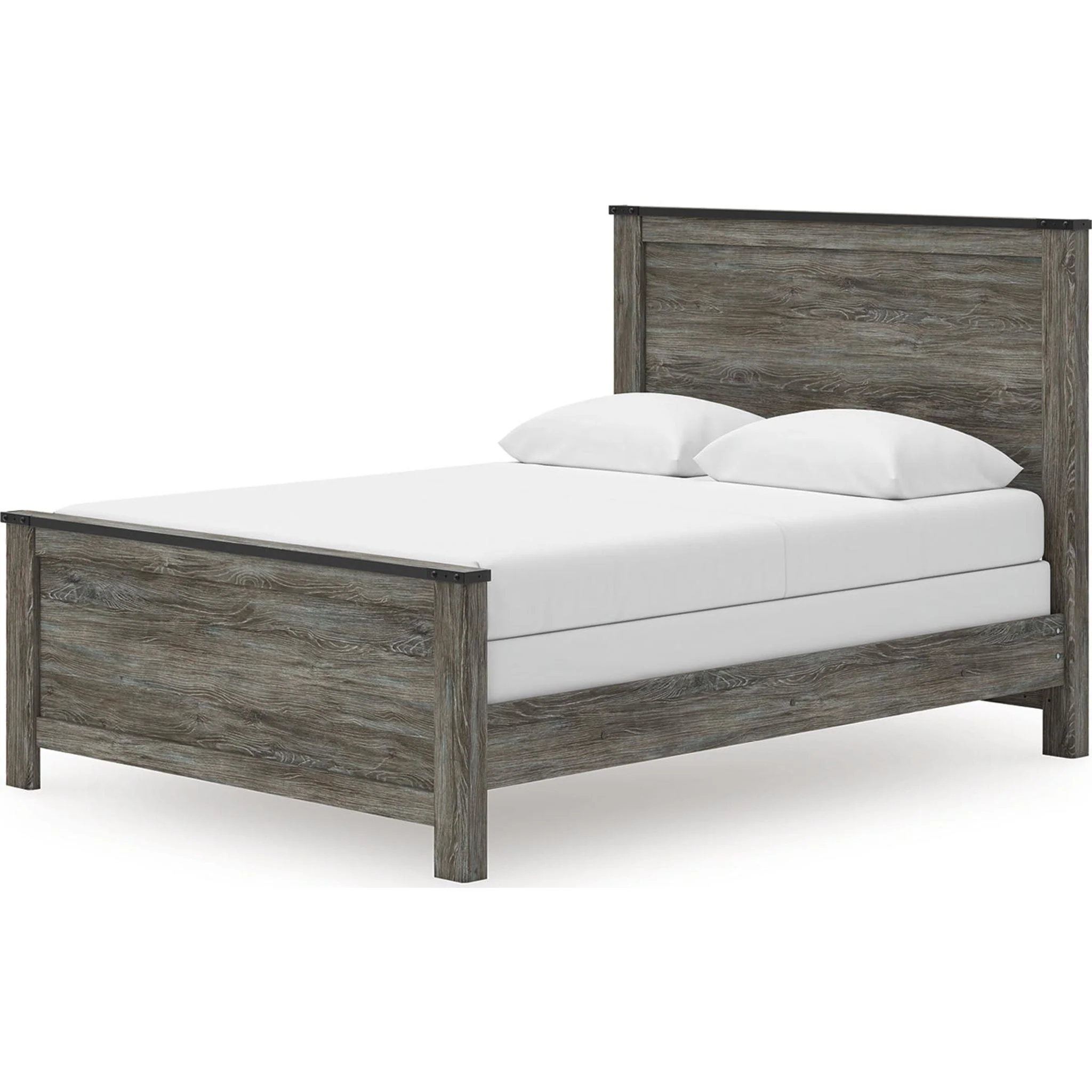 Frandern Queen Panel Bed - Black/Gray - Image 2