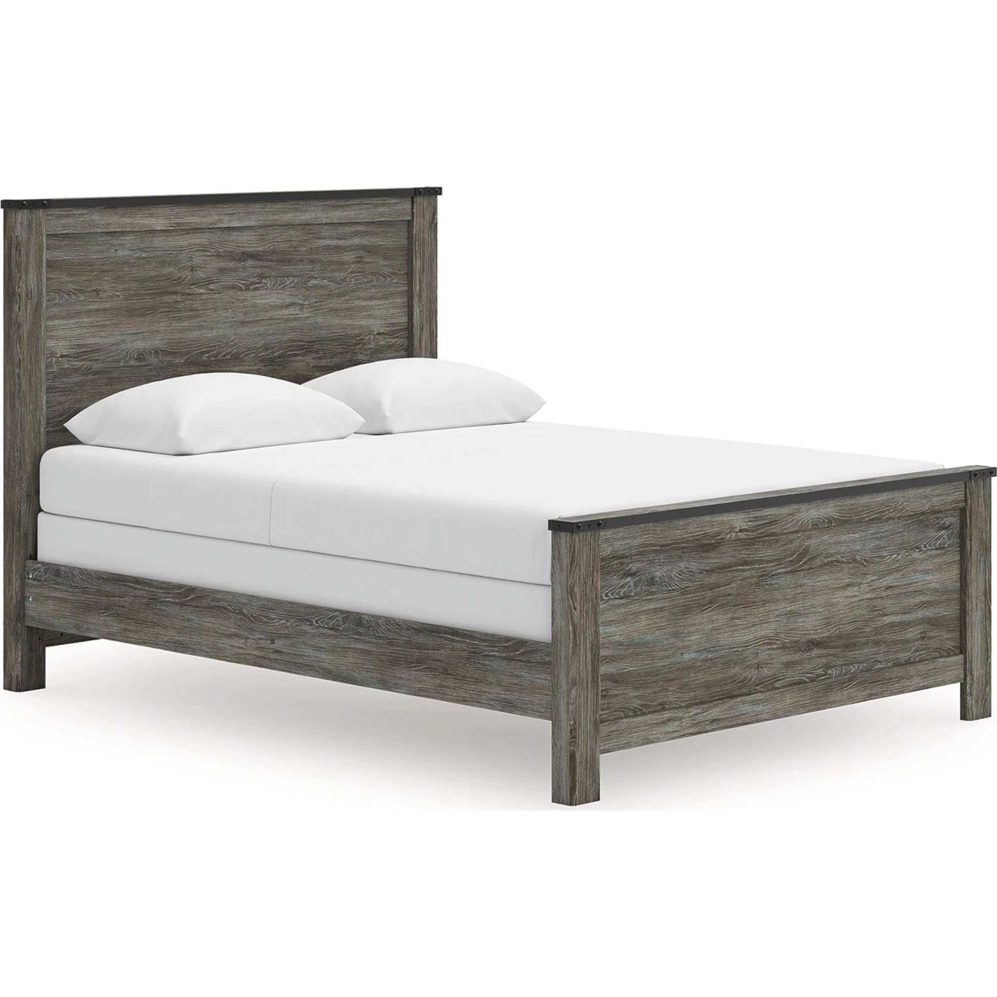 Frandern Queen Panel Bed - Black/Gray - Image 4