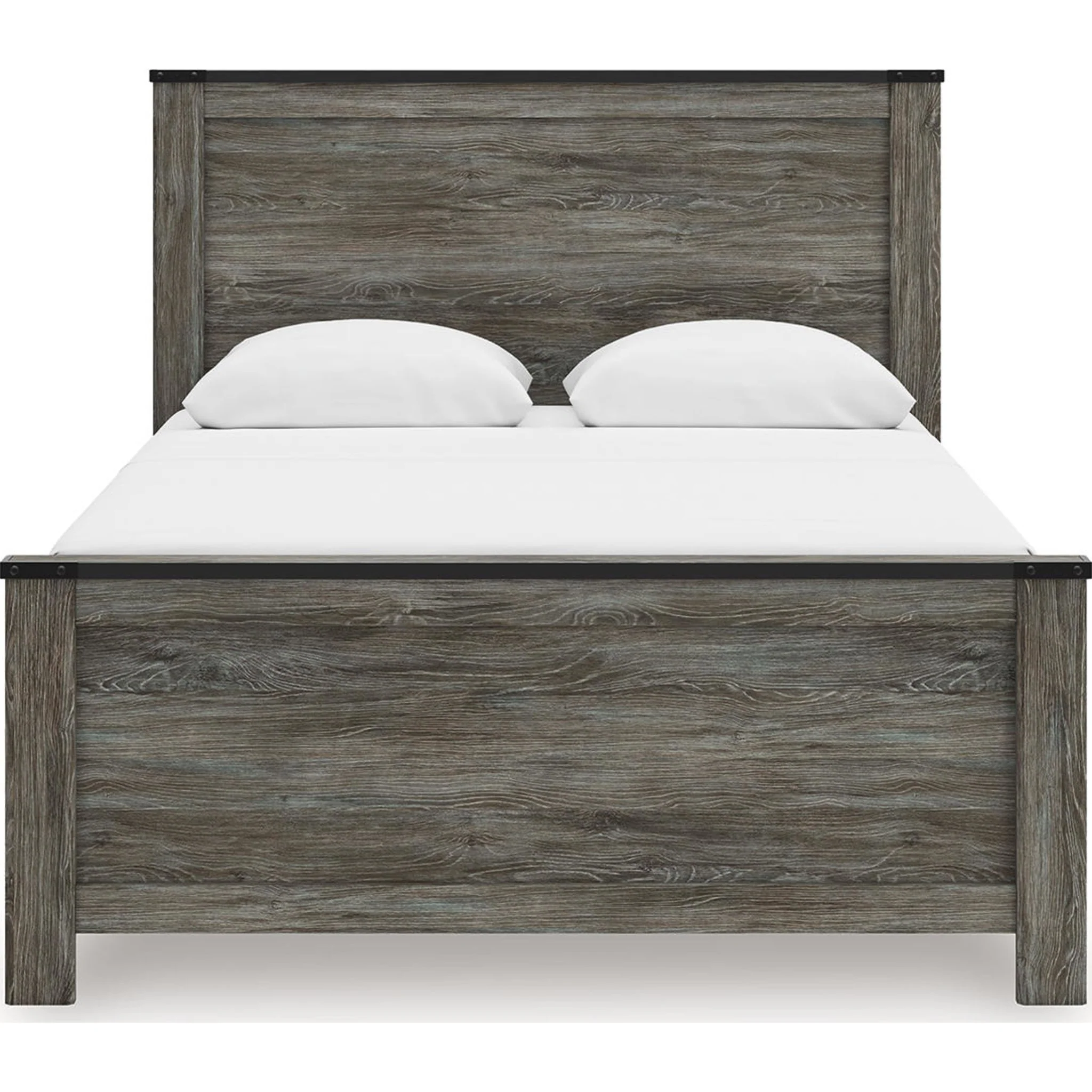 Frandern Queen Panel Bed - Black/Gray - Image 6