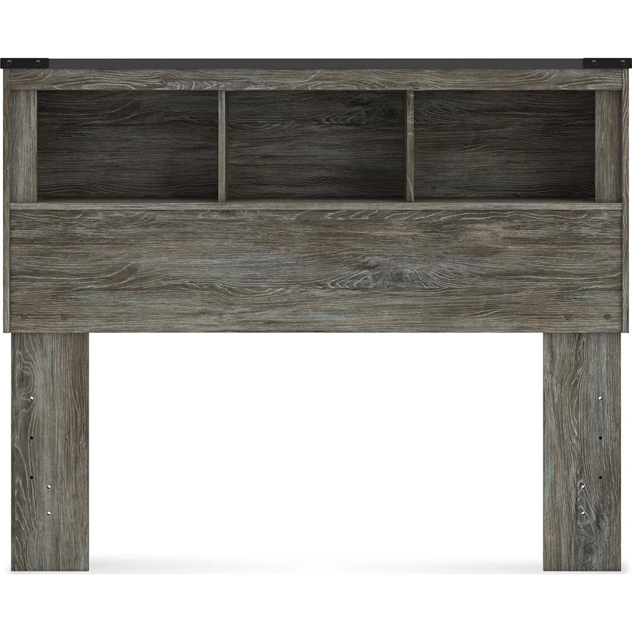 Frandern Bookcase Headboard - Gray - Image 5