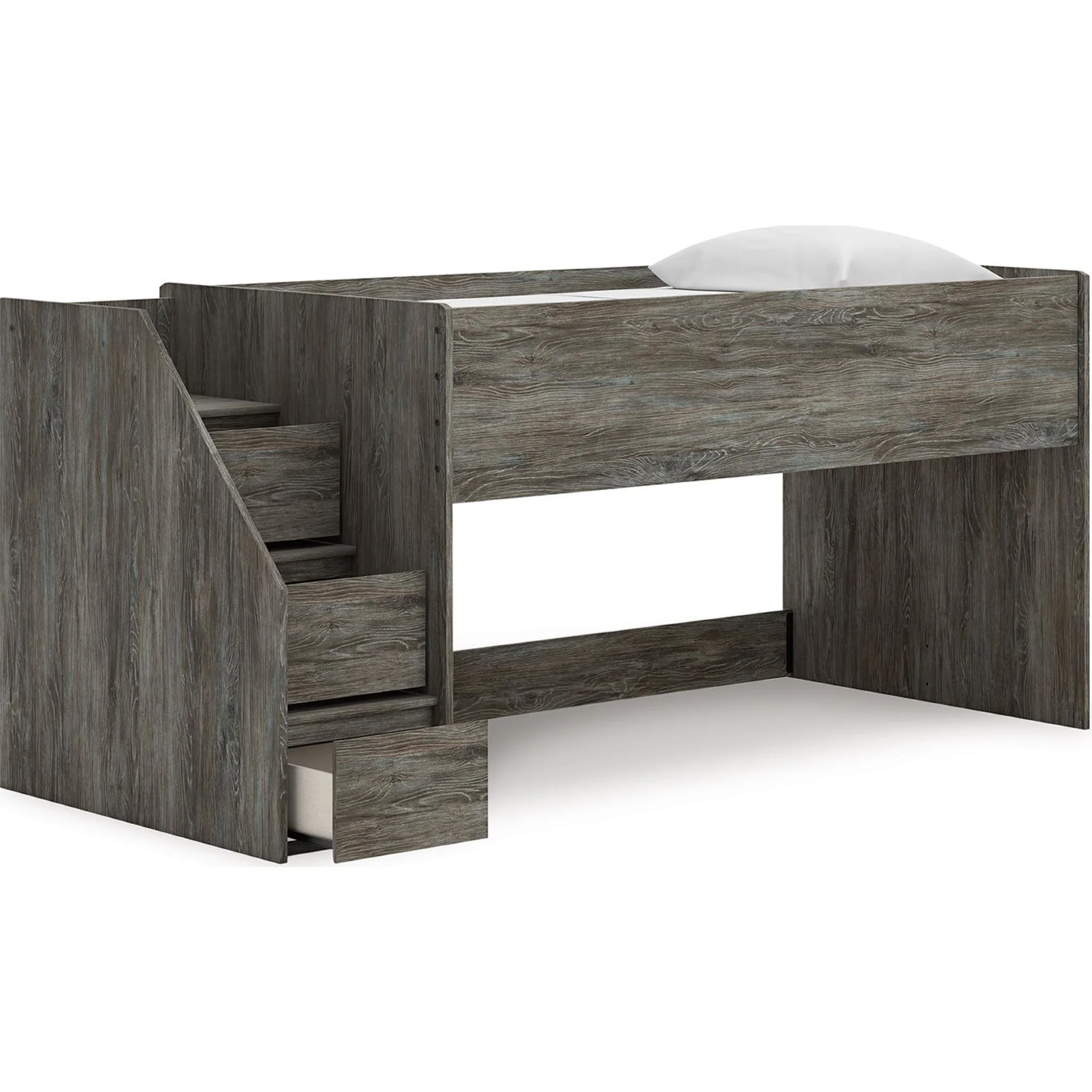 Frandern Twin Loft Bed - Gray - Image 4