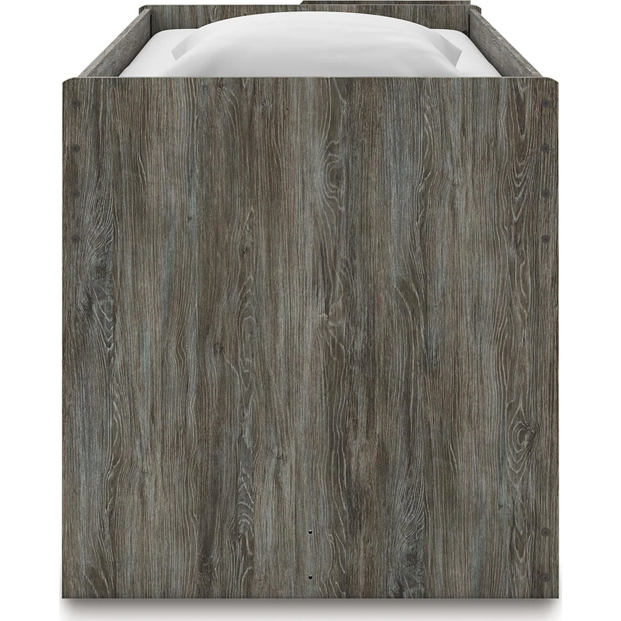 Frandern Twin Loft Bed with Storage - Gray - Image 8