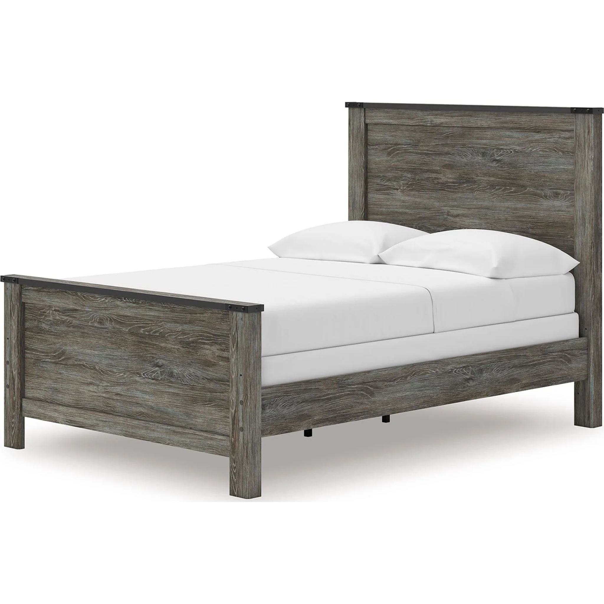 Frandern Panel Bed - Black/Gray - Image 4