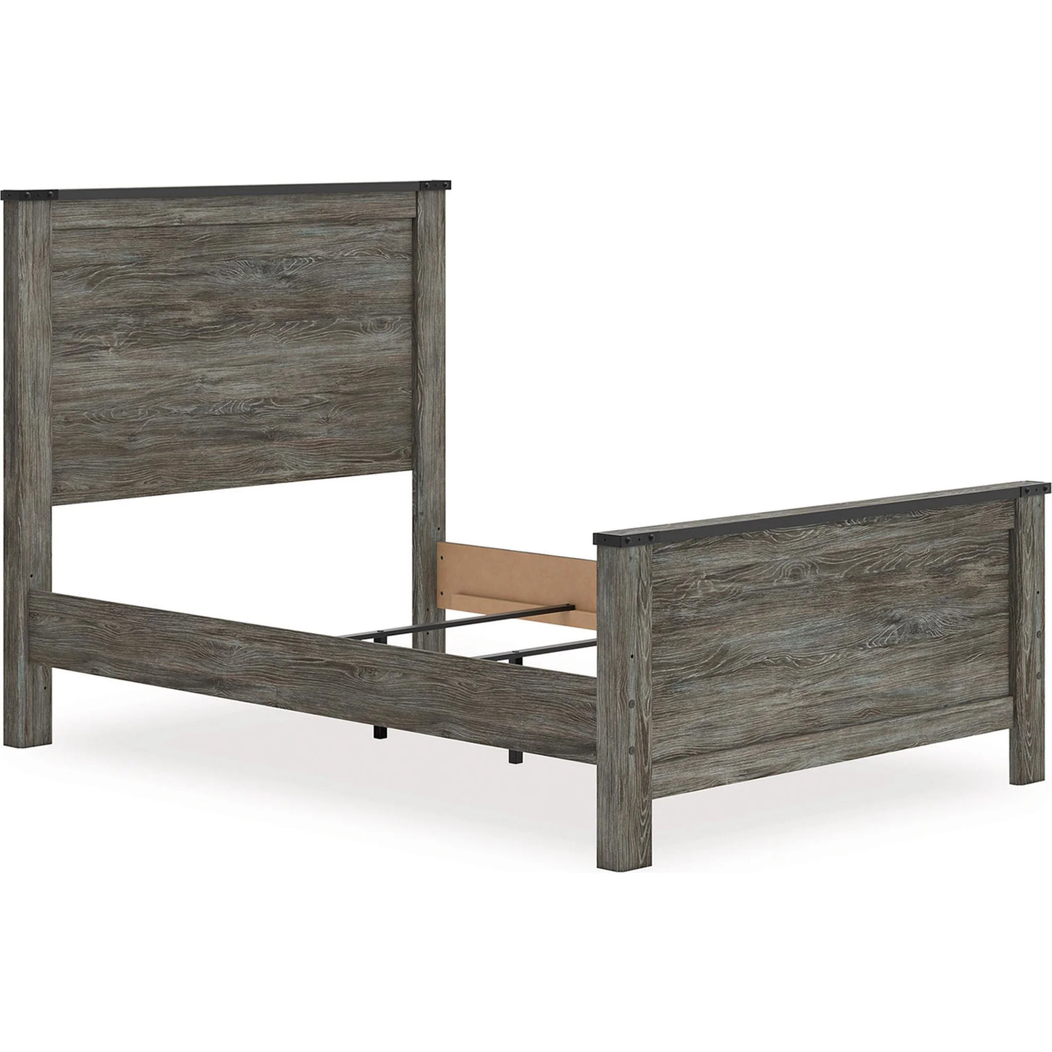Frandern Panel Bed - Black/Gray - Image 5