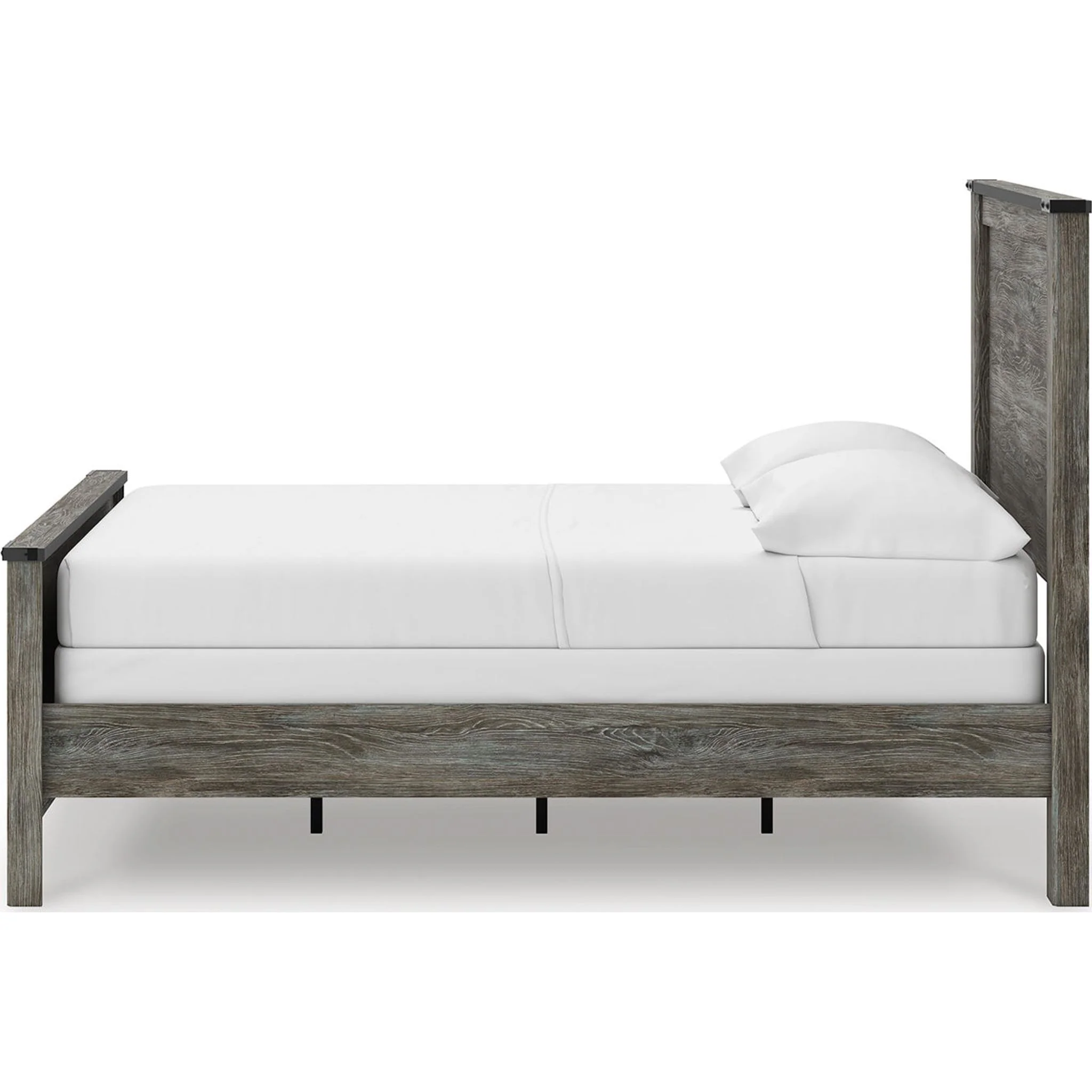 Frandern Panel Bed - Black/Gray - Image 8