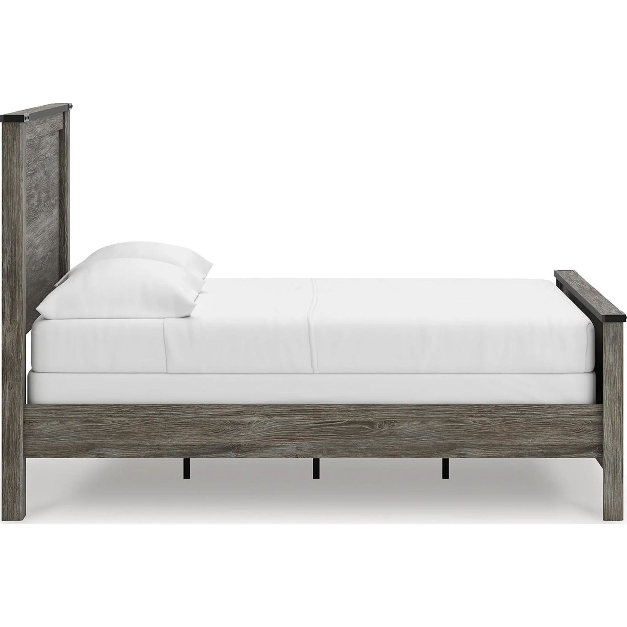 Frandern Panel Bed - Black/Gray - Image 9