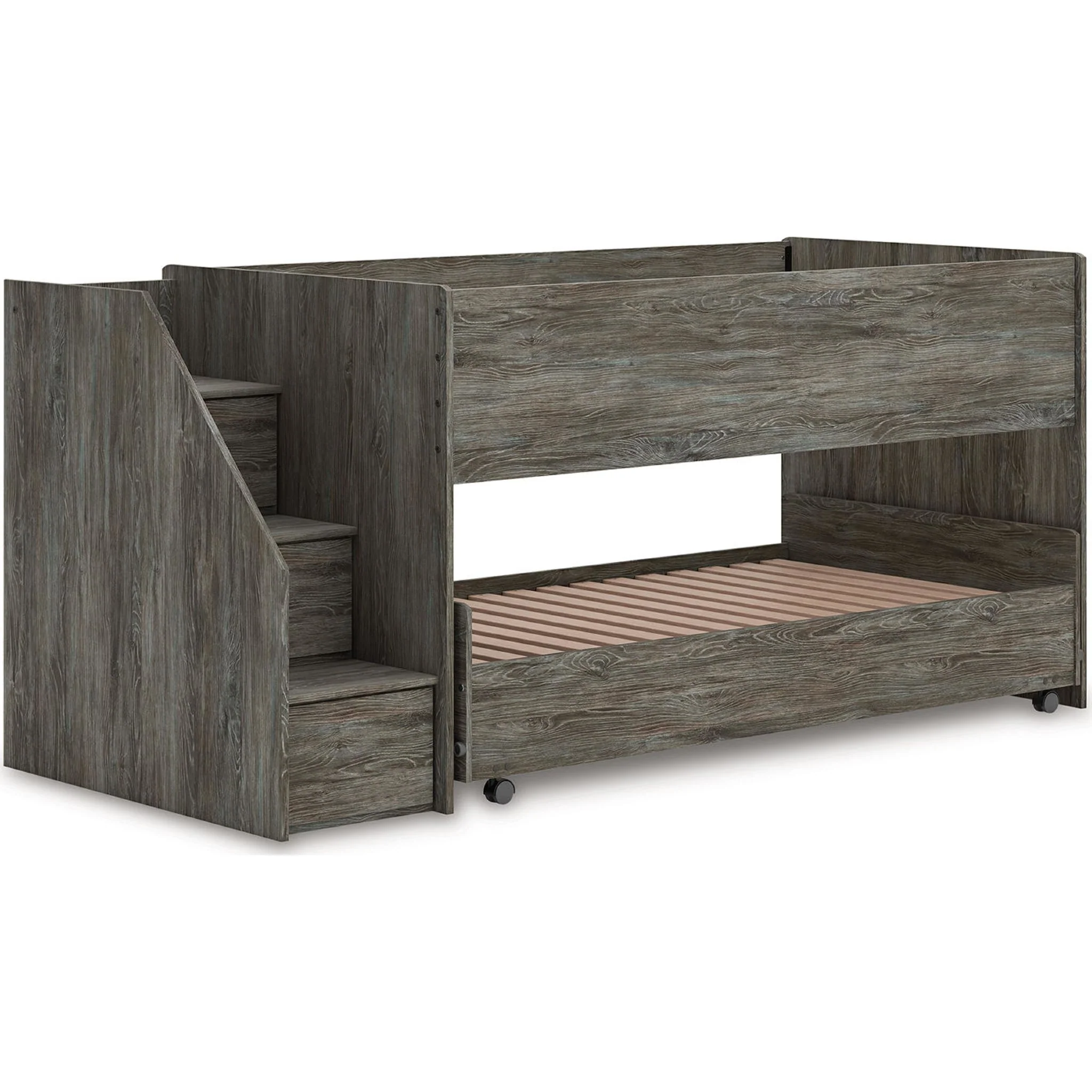Frandern Twin/Twin Loft Bed - Gray - Image 3