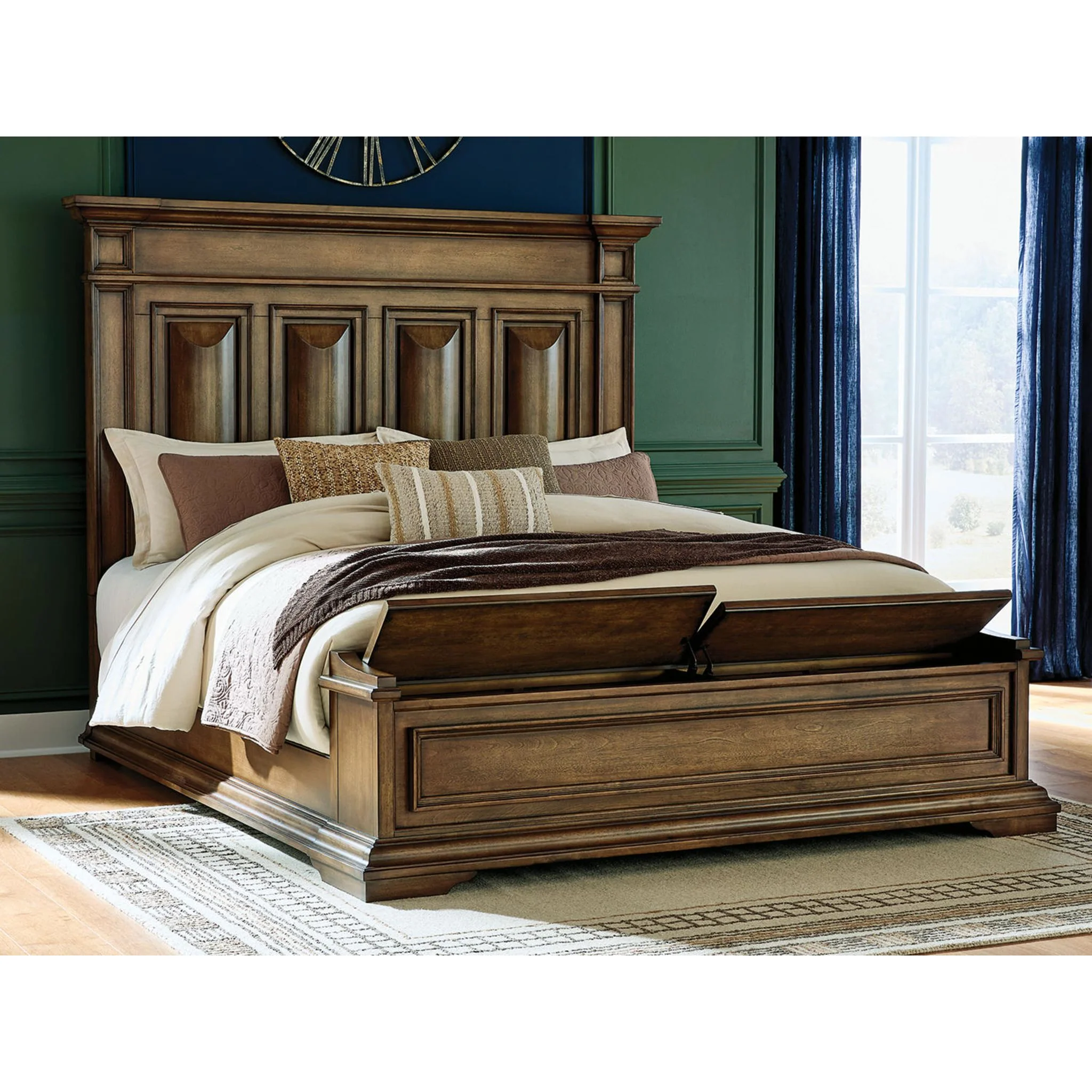 Frantanna King Storage Bed - Brown - Image 7