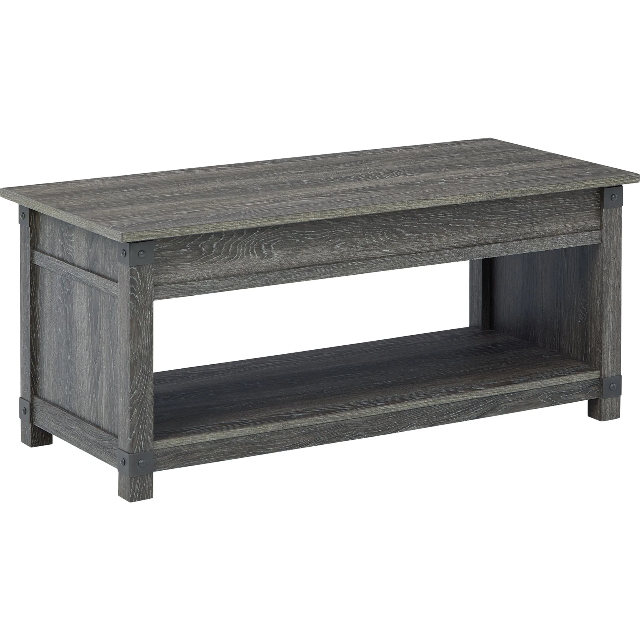 Freedan Coffee Table - Grayish Brown - Image 12