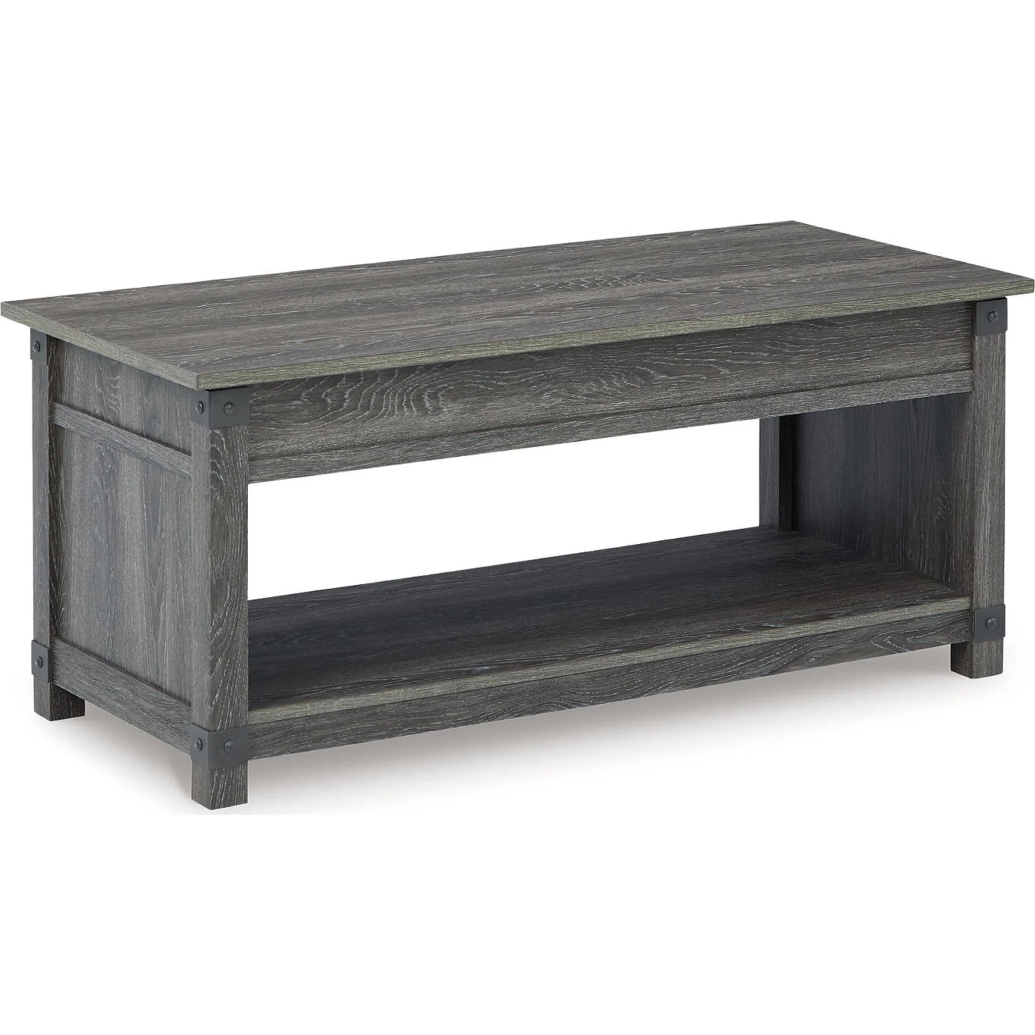 Freedan Coffee Table - Grayish Brown - Image 21