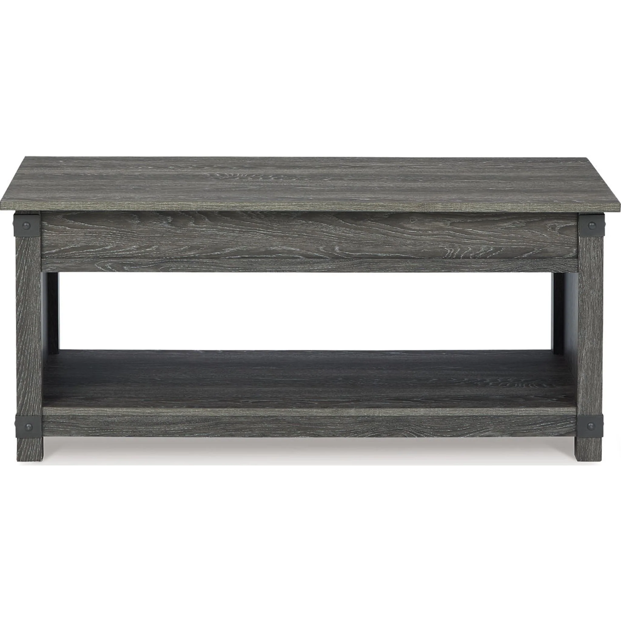 Freedan Coffee Table - Grayish Brown - Image 22
