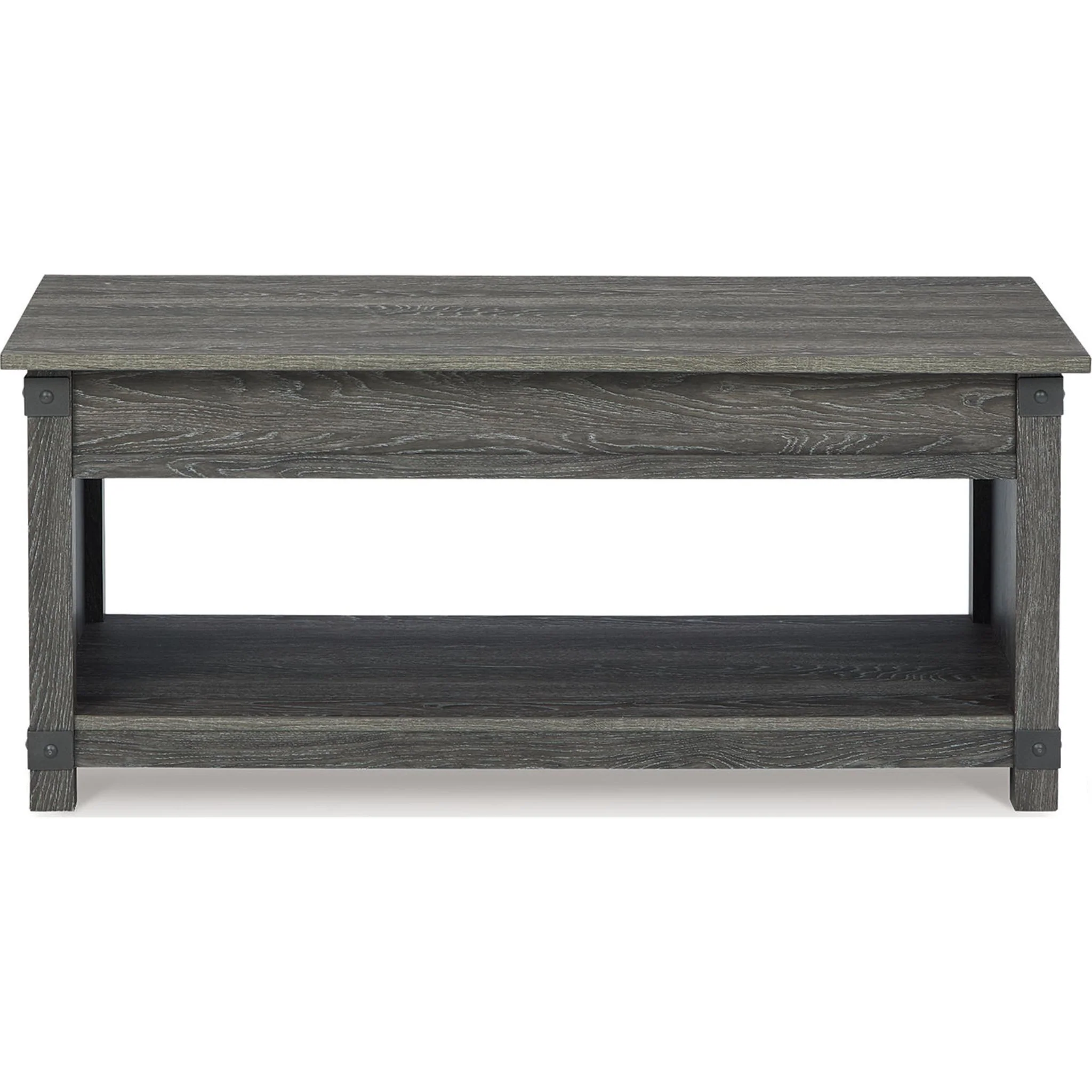 Freedan Coffee Table - Grayish Brown - Image 31