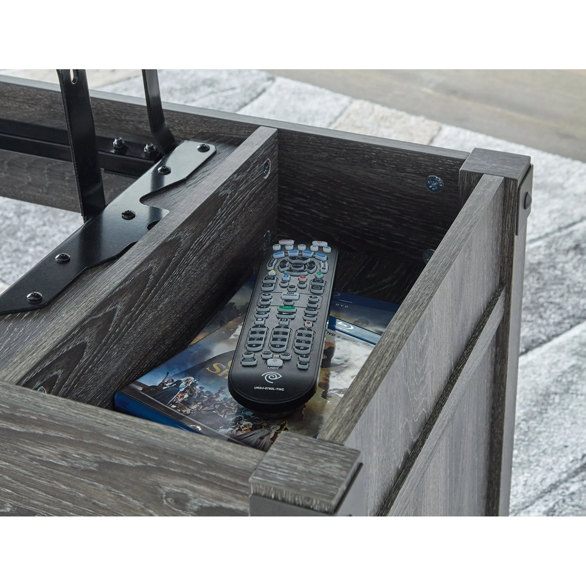 Freedan Coffee Table - Grayish Brown - Image 34