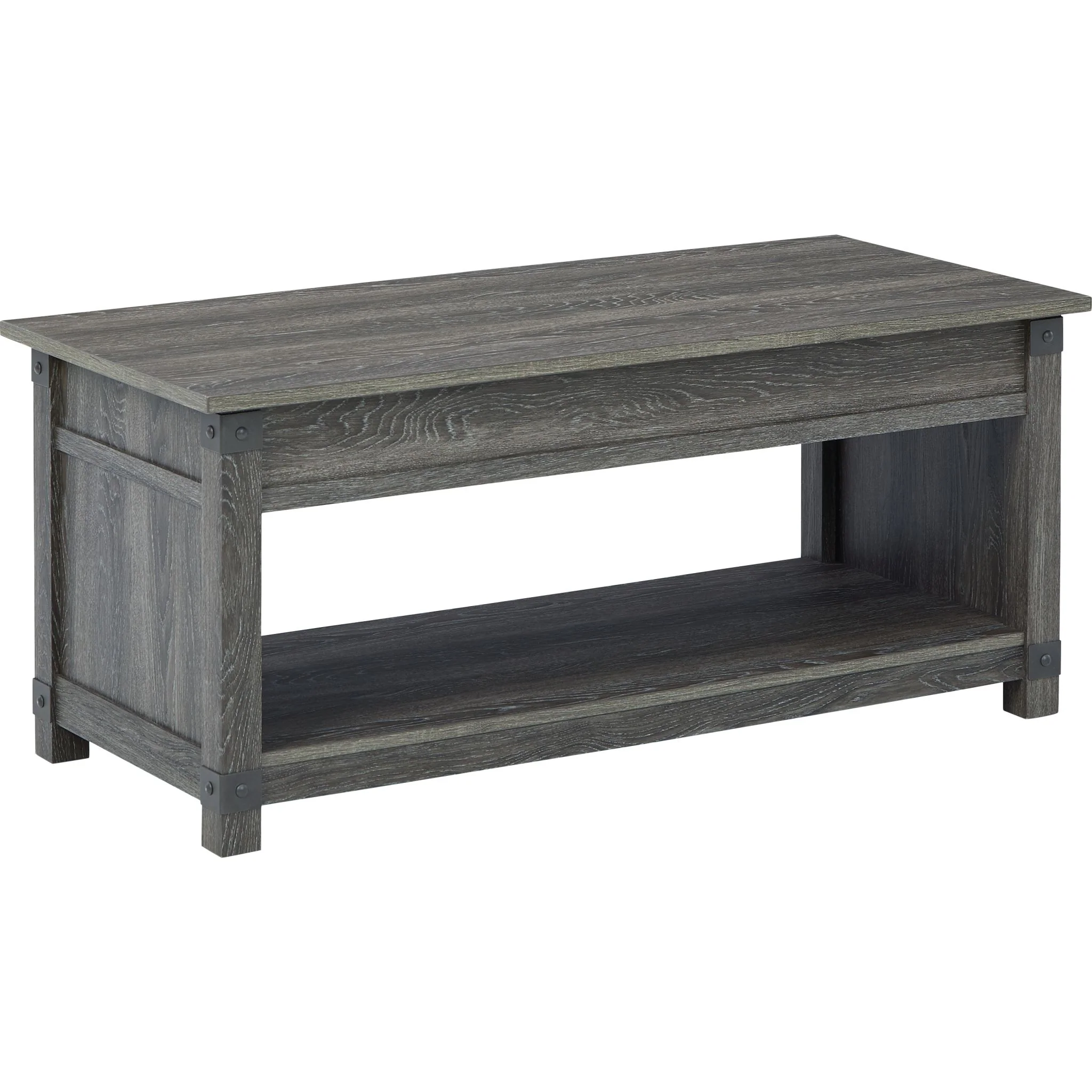 Freedan Coffee Table - Grayish Brown - Image 4