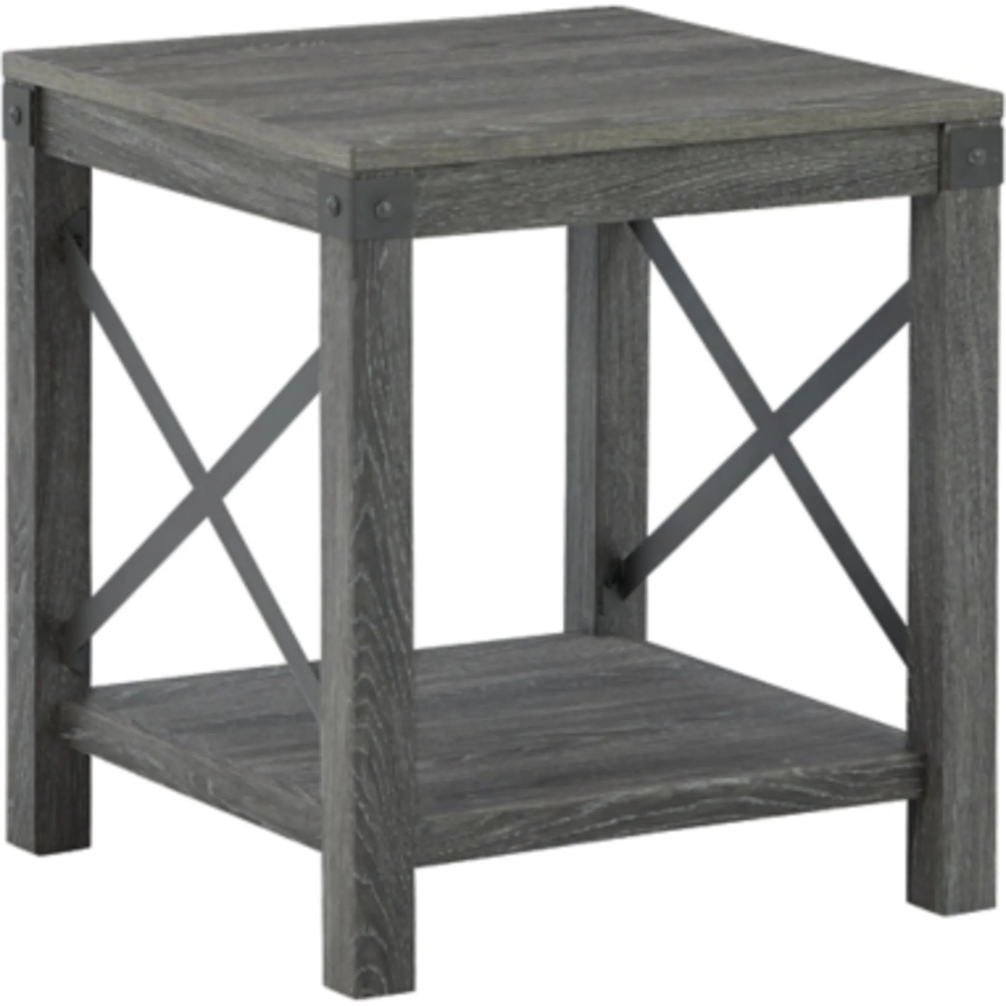 Freedan End Table - Grayish Brown - Image 11