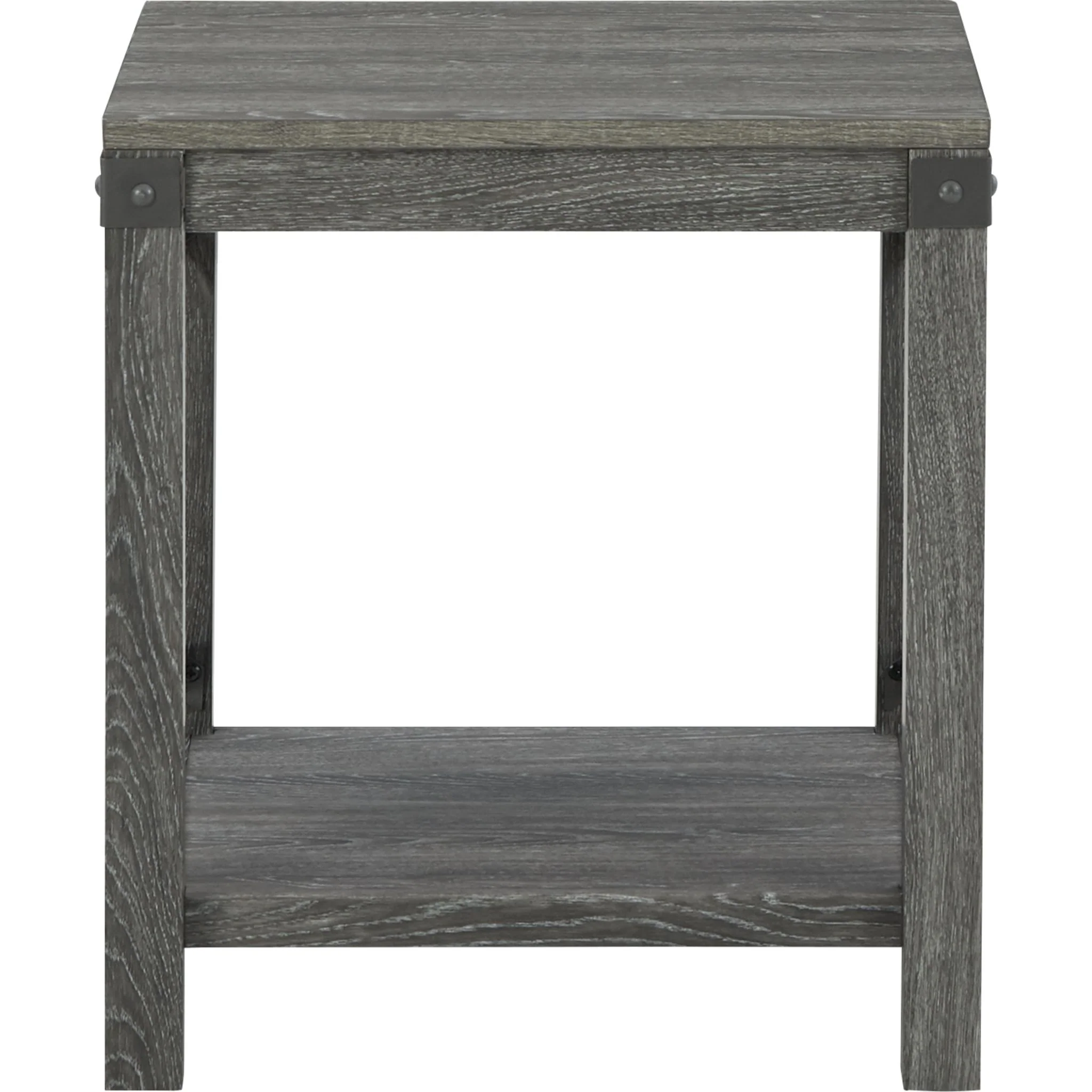 Freedan End Table - Grayish Brown - Image 2