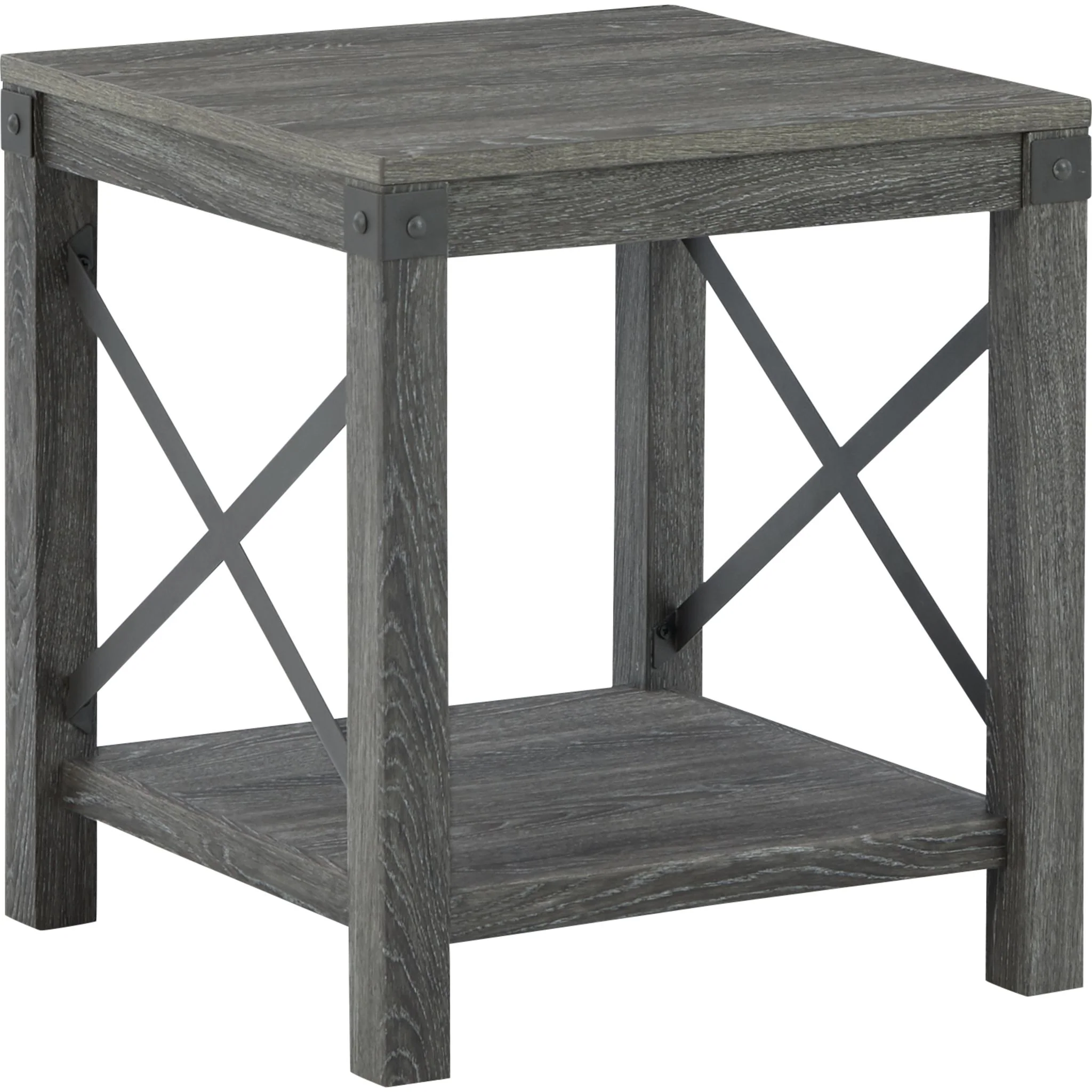Freedan End Table - Grayish Brown - Image 3