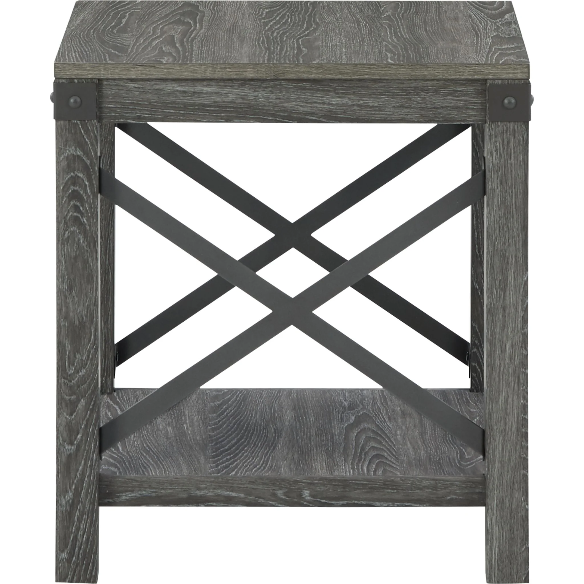 Freedan End Table - Grayish Brown - Image 4