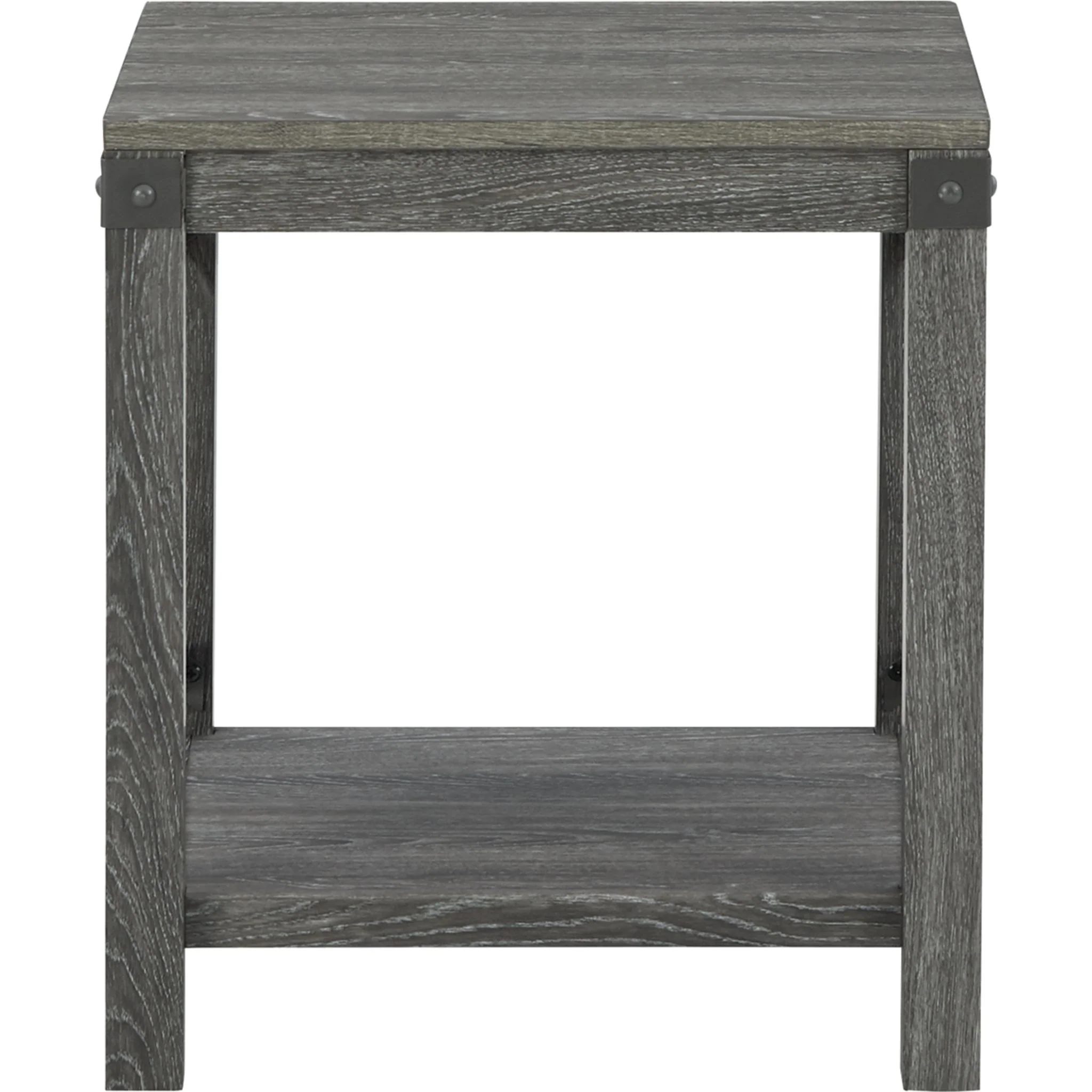 Freedan End Table - Grayish Brown - Image 7