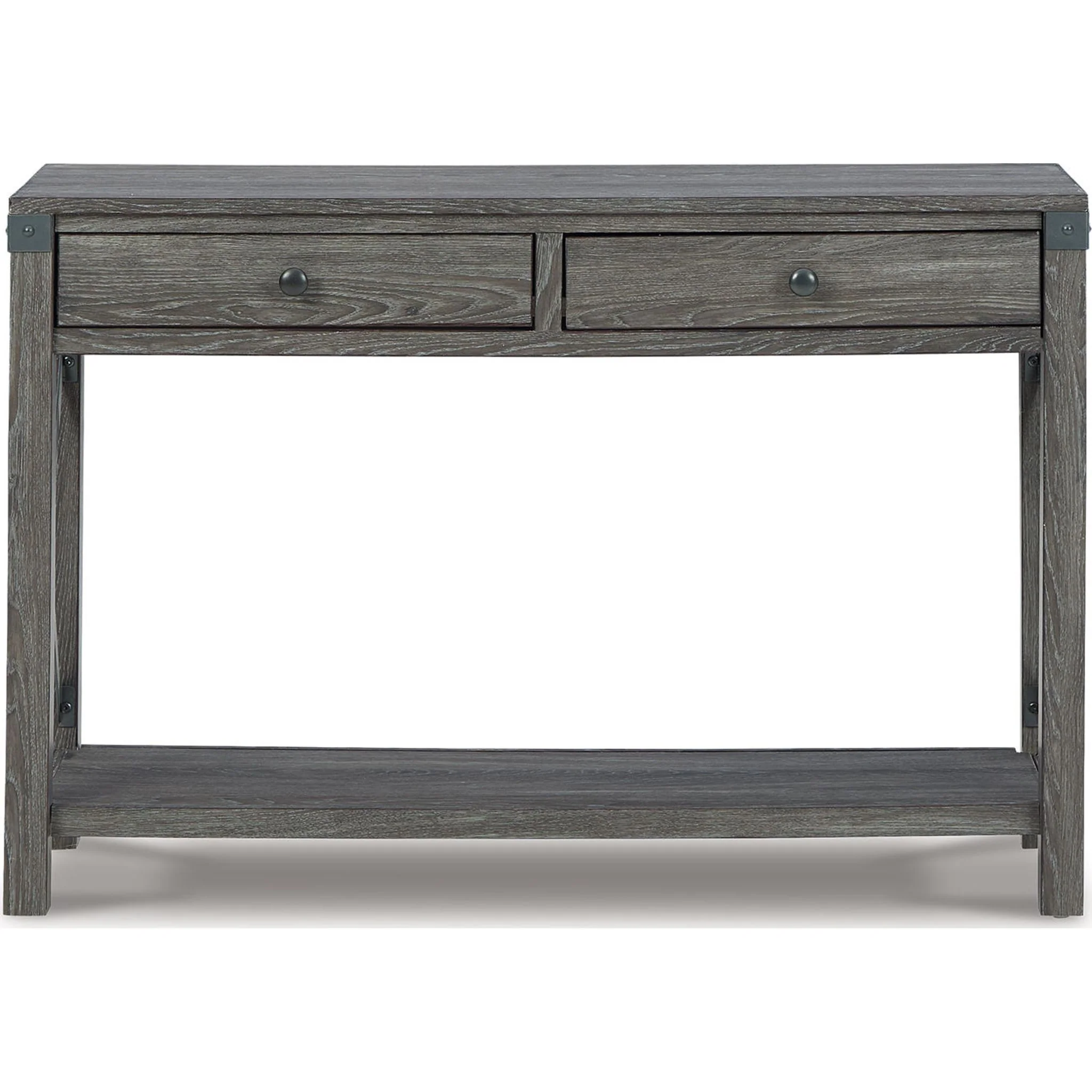 Freedan Sofa Table - Grayish Brown - Image 13