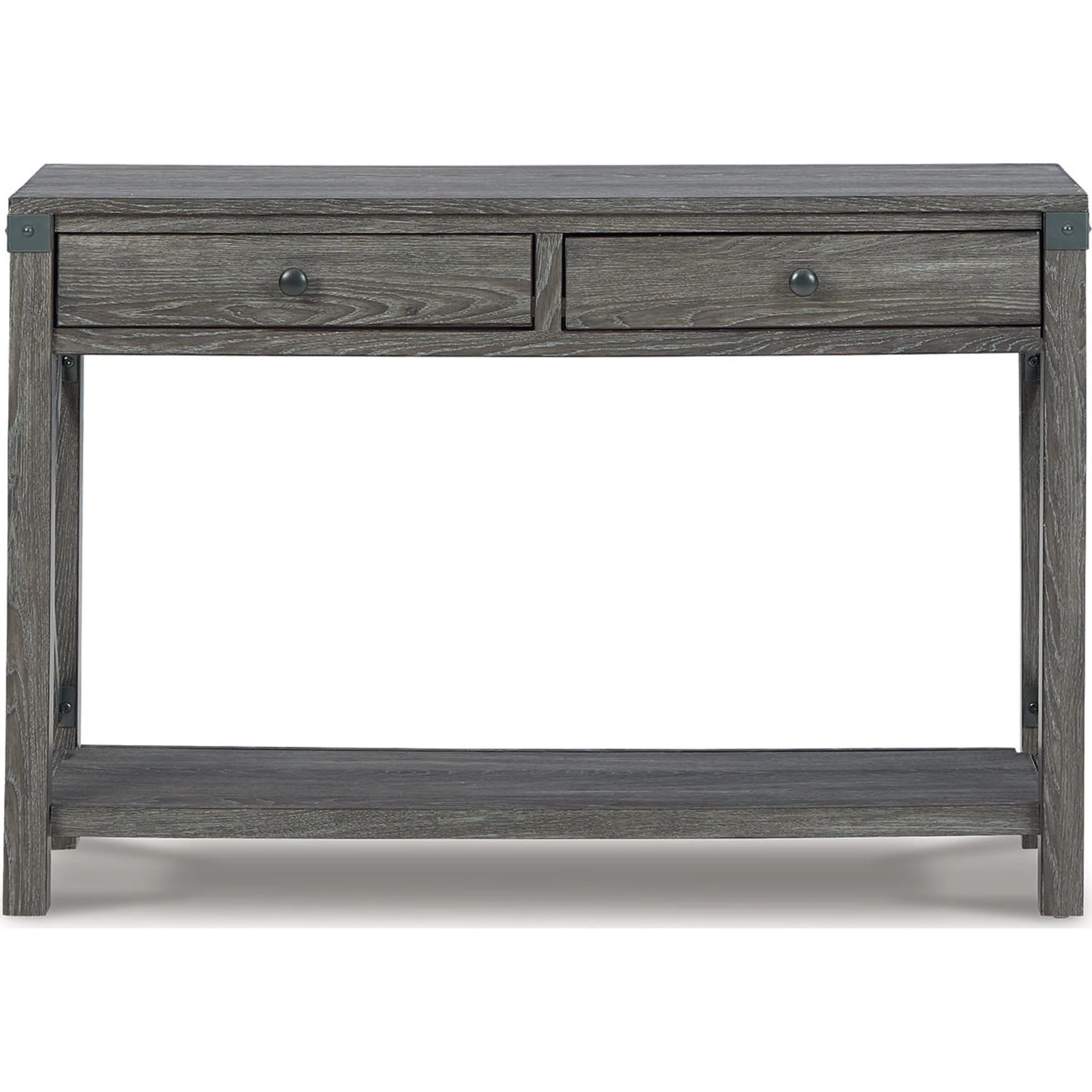 Freedan Sofa Table - Grayish Brown - Image 21