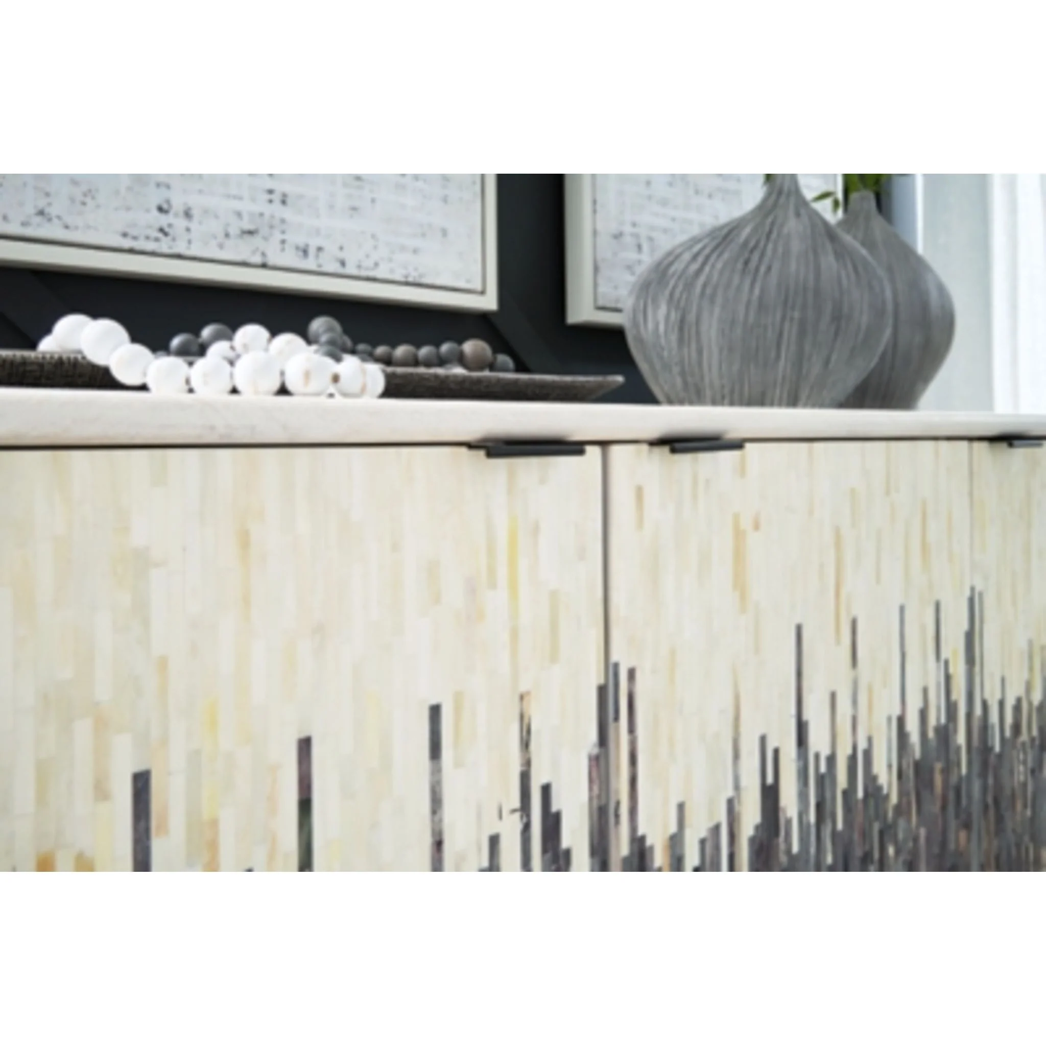 Freyton Accent Cabinet - White/Gray - Image 4