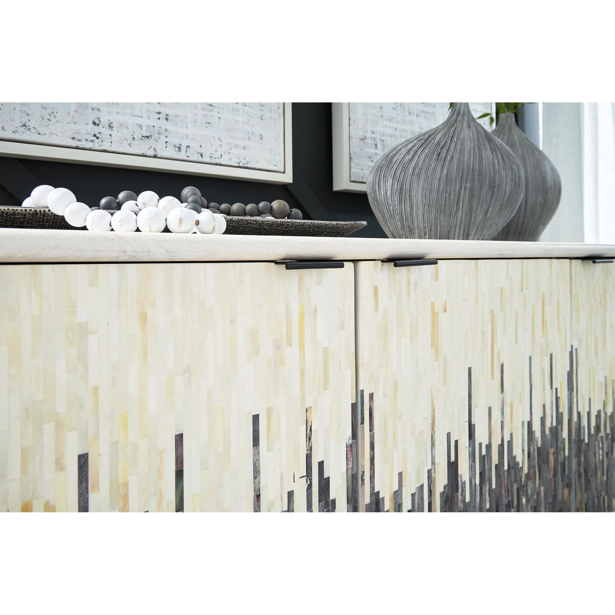 Freyton Accent Cabinet - White/Gray - Image 9