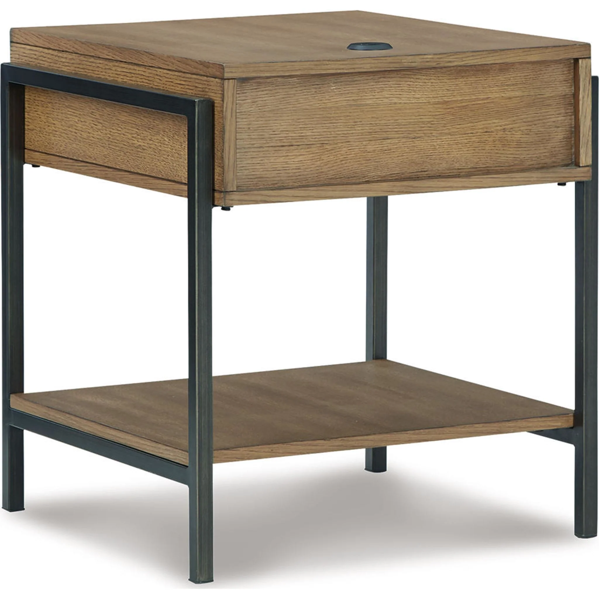 Fridley End Table - Brown/Black - Image 3