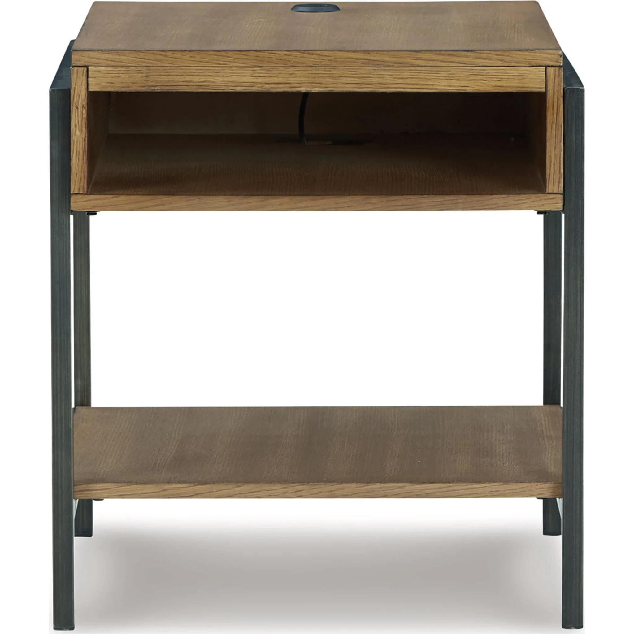 Fridley End Table - Brown/Black - Image 4