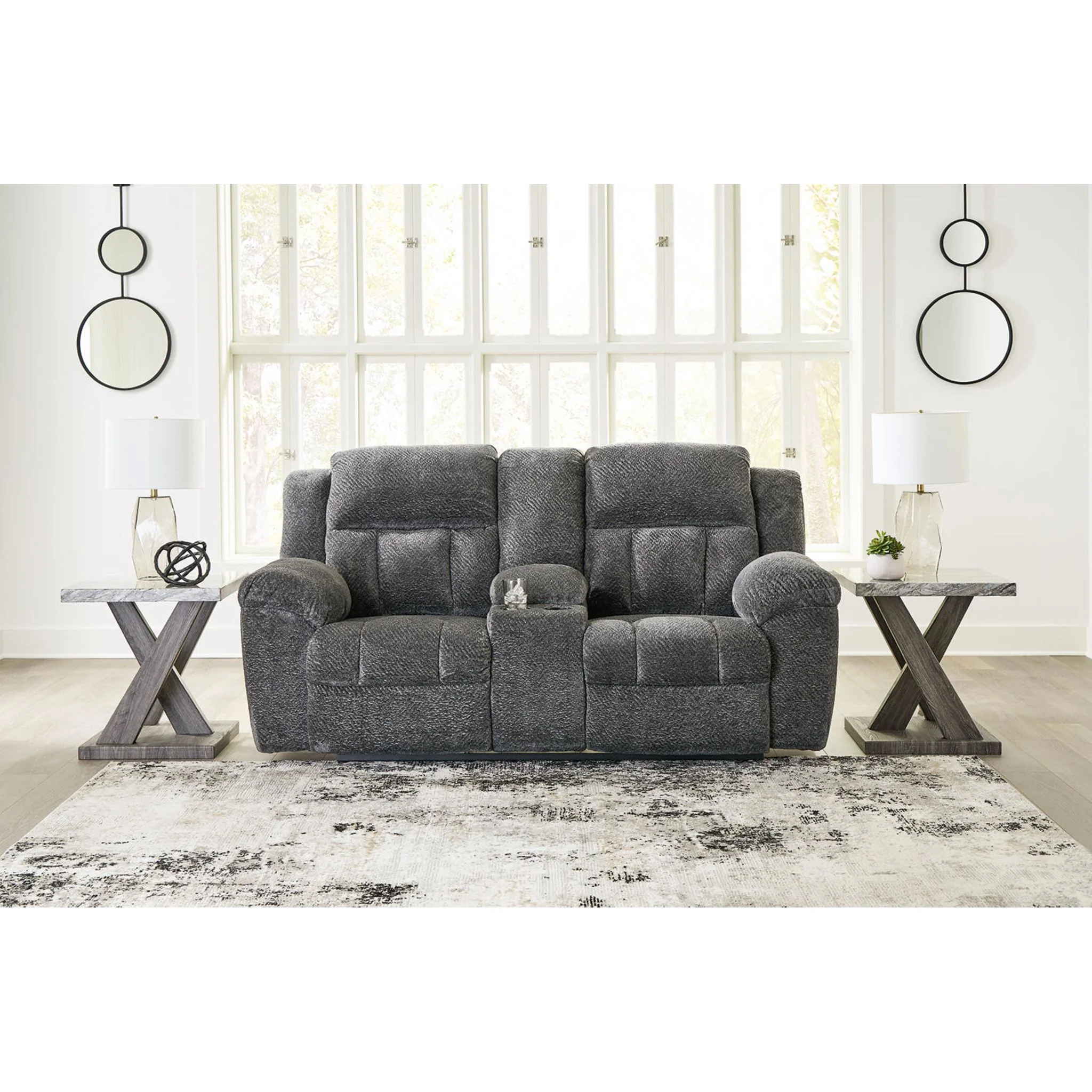 Frohn Reclining Loveseat with Console - Image 2