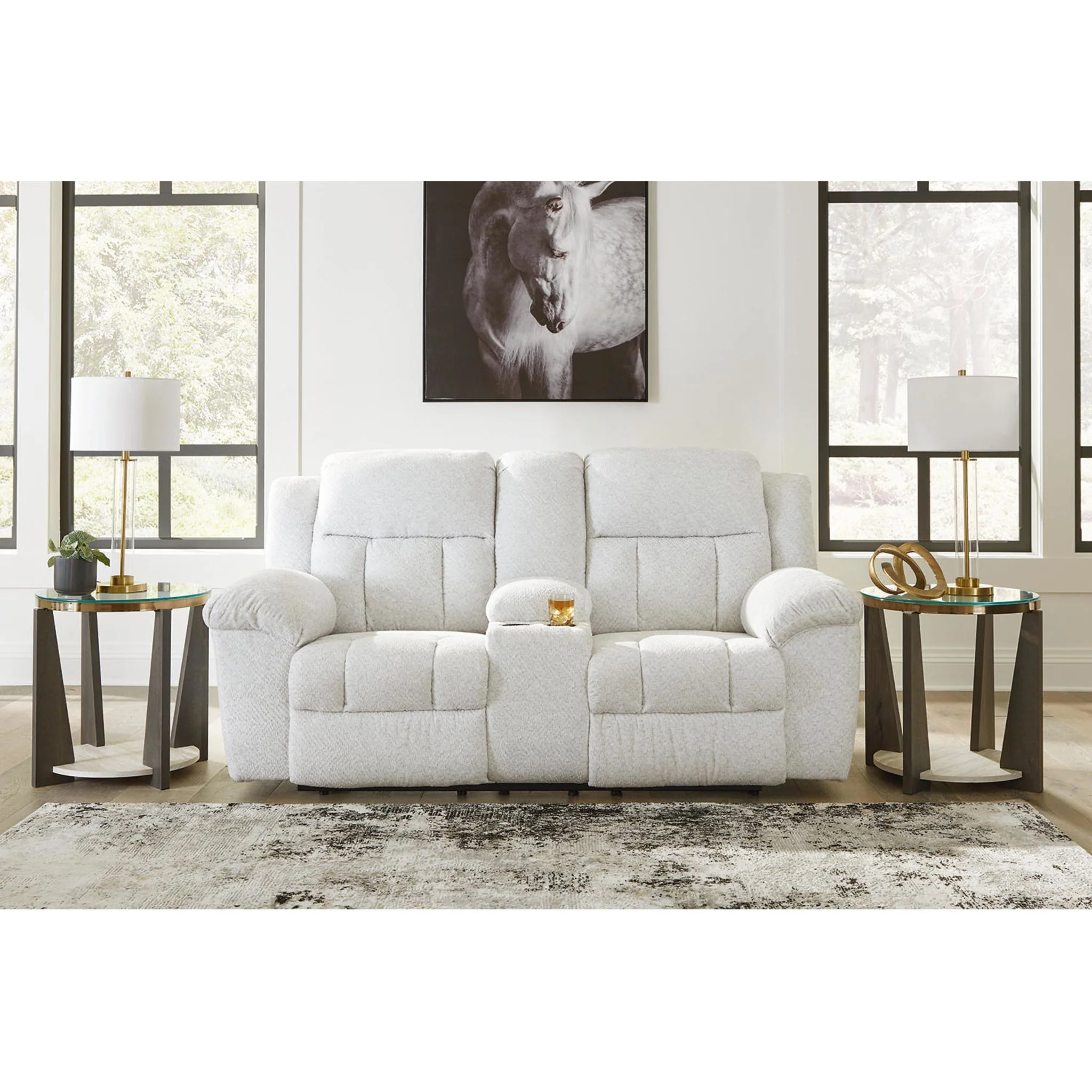 Frohn Reclining Loveseat with Console - Image 25
