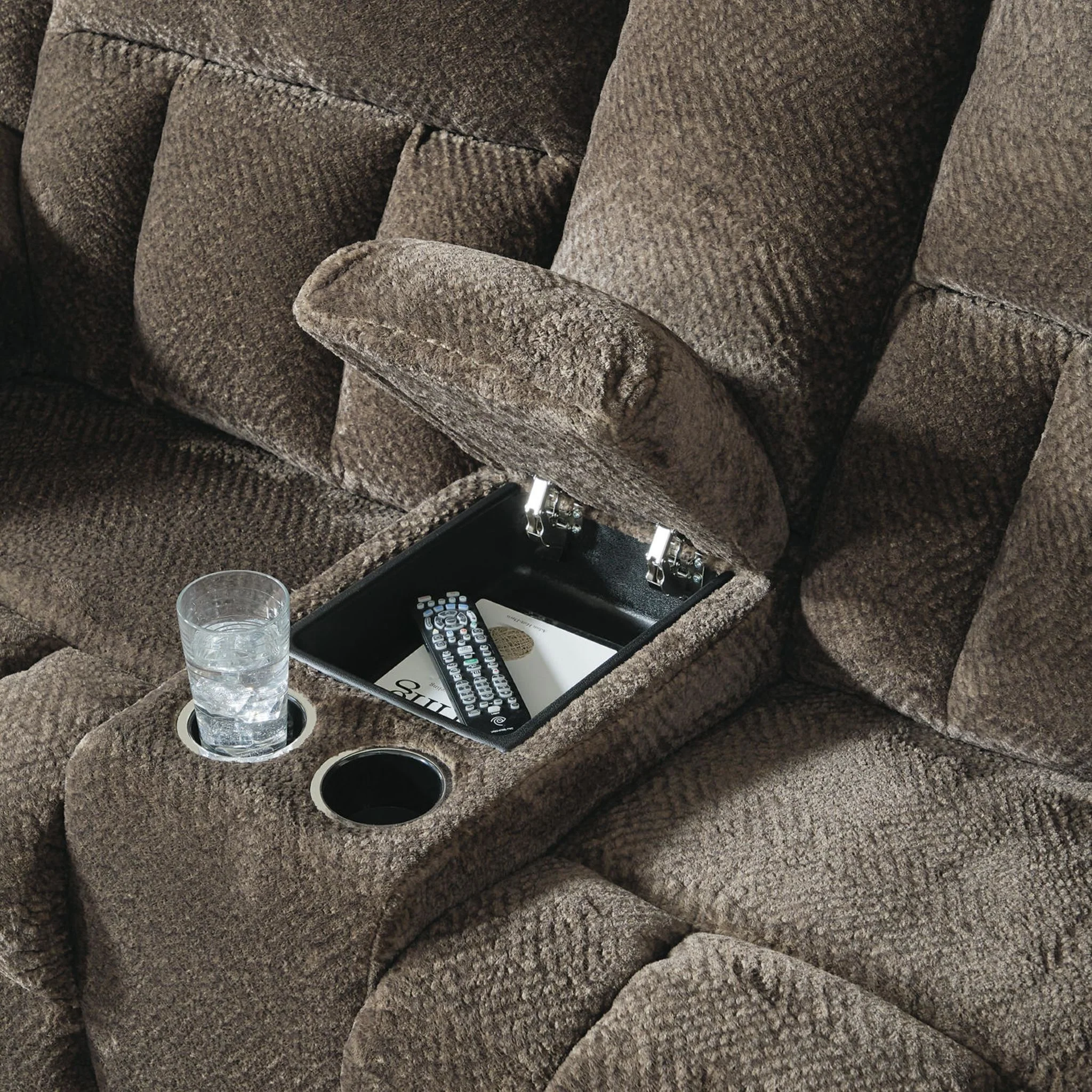 Frohn Reclining Loveseat with Console - Image 42