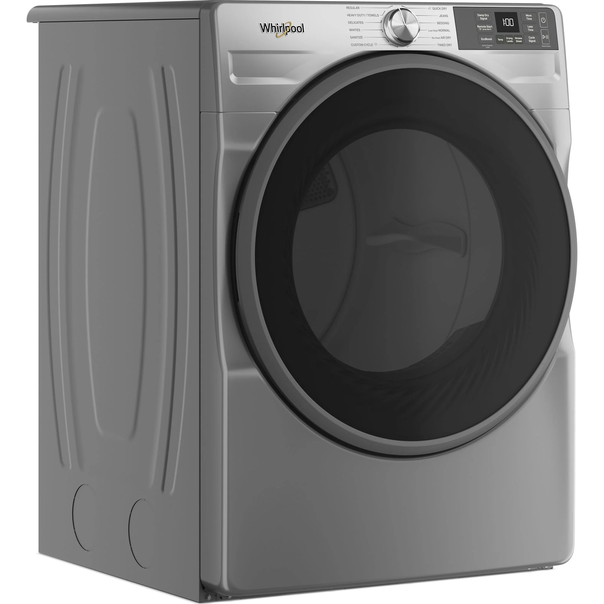 Whirlpool 7.4 cu. ft. Smart Front Load ENERGY STAR Certified Gas Dryer with Wrinkle ShieldOption -Radiant Silver (WGD5720RR) - Image 2