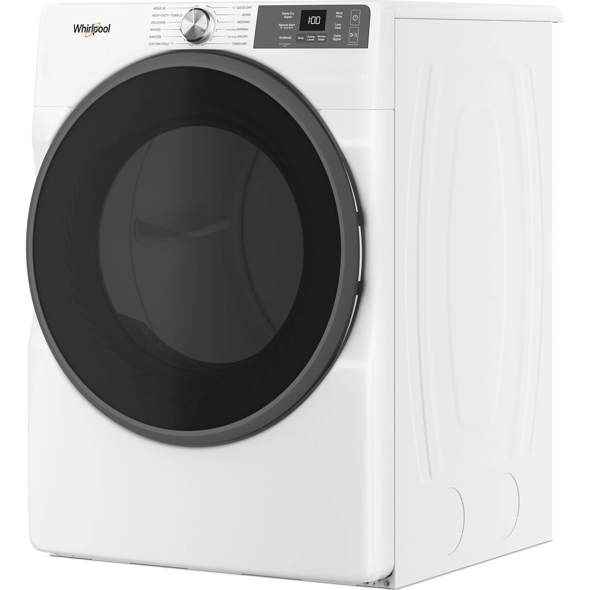 Whirlpool 7.4 cu. ft. Smart Front Load ENERGY STAR Certified Gas Dryer with Wrinkle ShieldOption -White (WGD5720RW) - Image 2