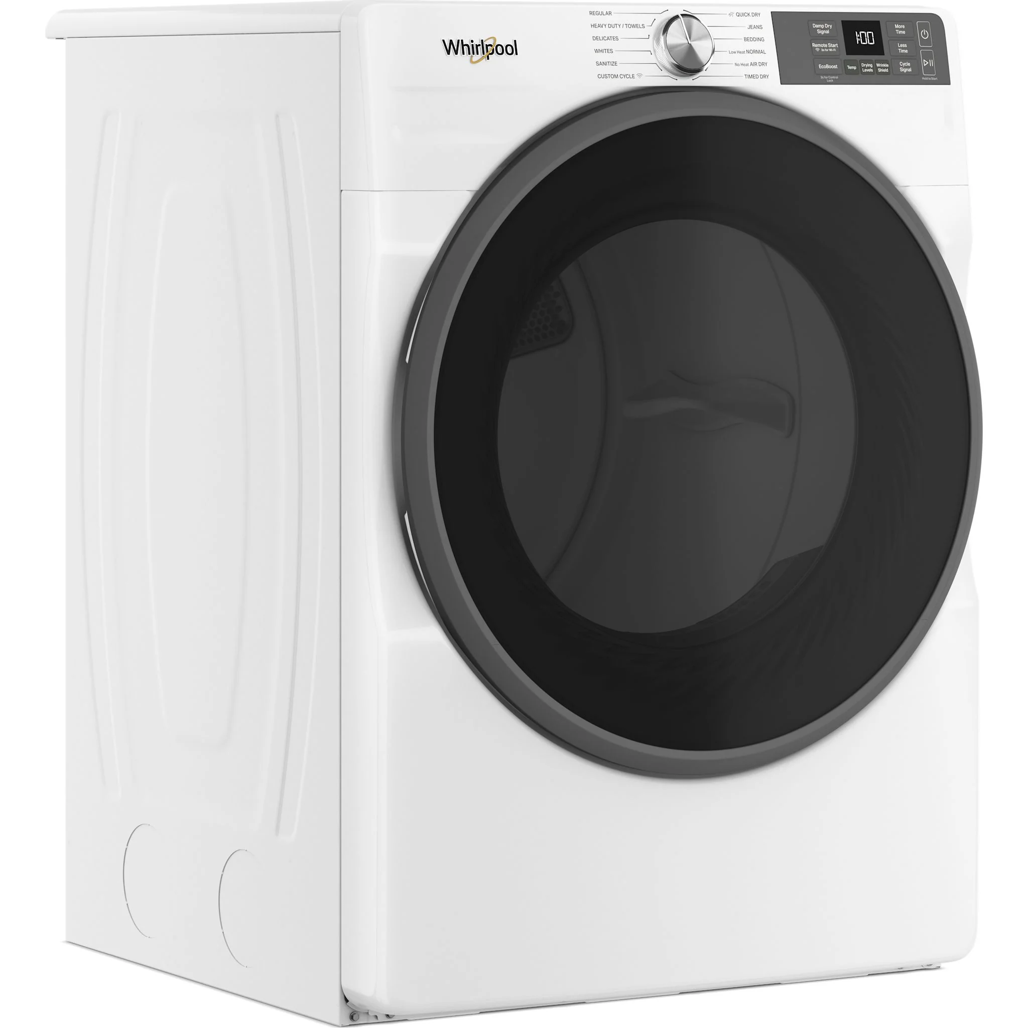 Whirlpool 7.4 cu. ft. Smart Front Load ENERGY STAR Certified Gas Dryer with Wrinkle ShieldOption -White (WGD5720RW) - Image 3