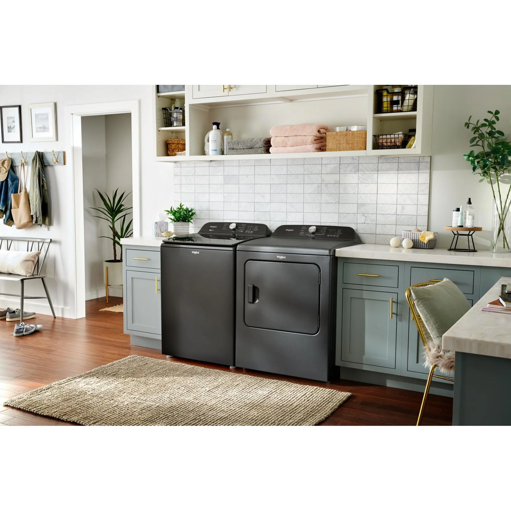 Whirlpool 7.0 Cu. Ft. Top Load Gas Dryer with Moisture Sensor -White (WGD6150PW) - Image 15