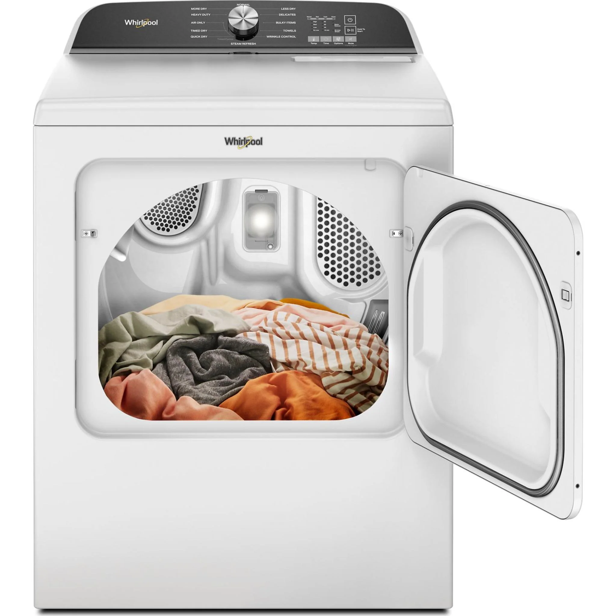 Whirlpool 7.0 Cu. Ft. Top Load Gas Dryer with Moisture Sensor -White (WGD6150PW) - Image 19