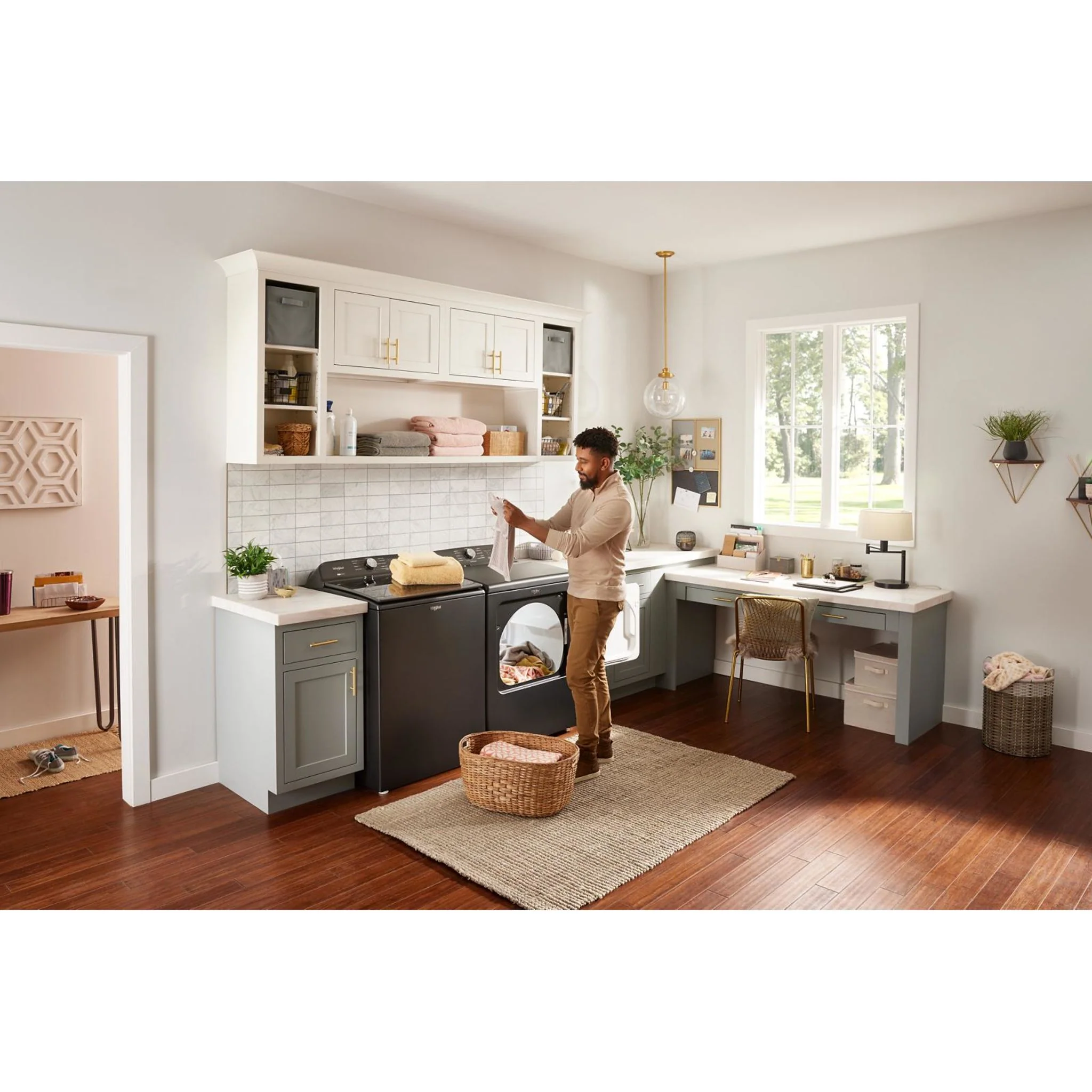 Whirlpool 7.0 Cu. Ft. Top Load Gas Dryer with Moisture Sensor -White (WGD6150PW) - Image 34