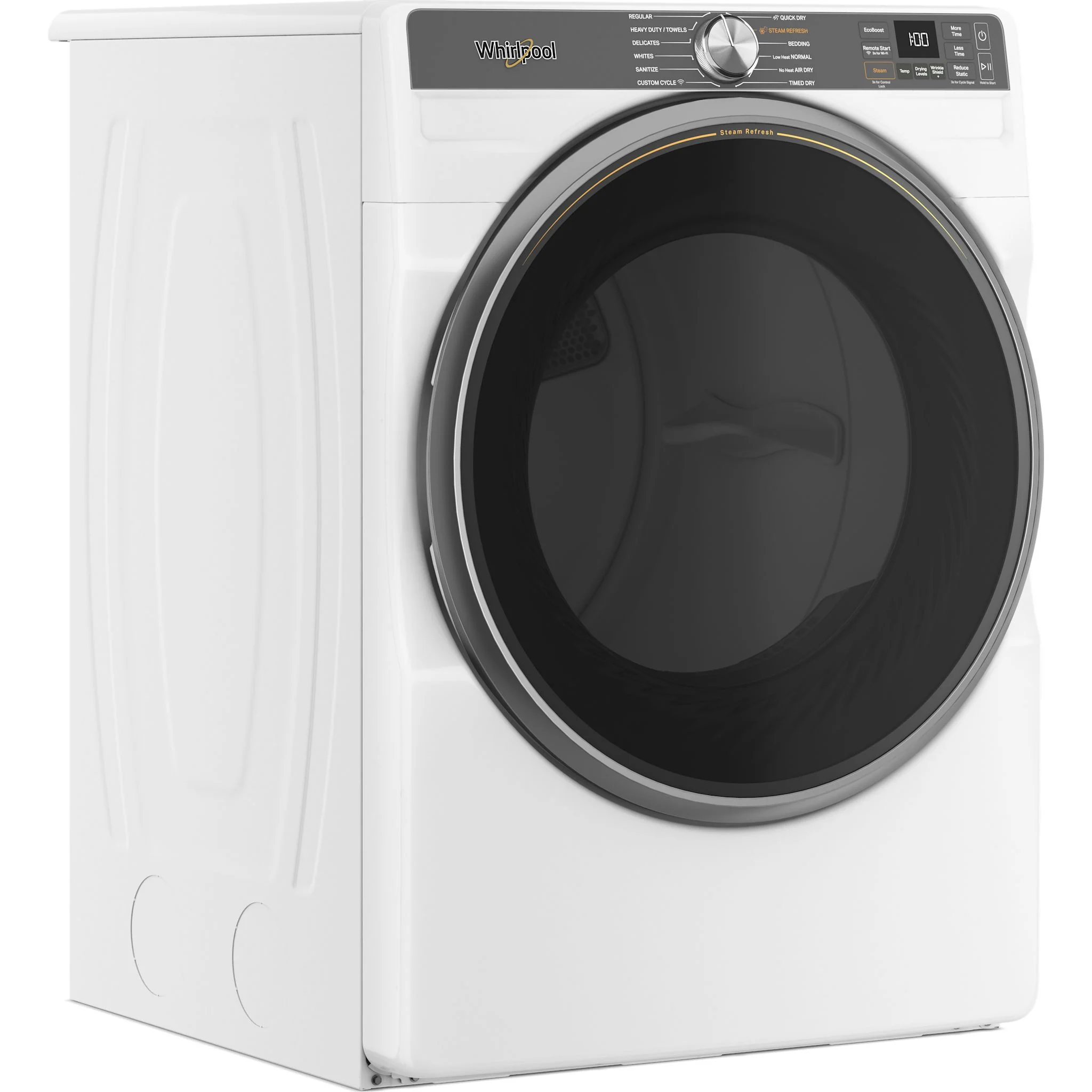 Whirlpool 7.4 cu. ft. Smart Front Load ENERGY STAR Certified Gas Dryer with Steam Capabilities -White (WGD6720RW) - Image 2