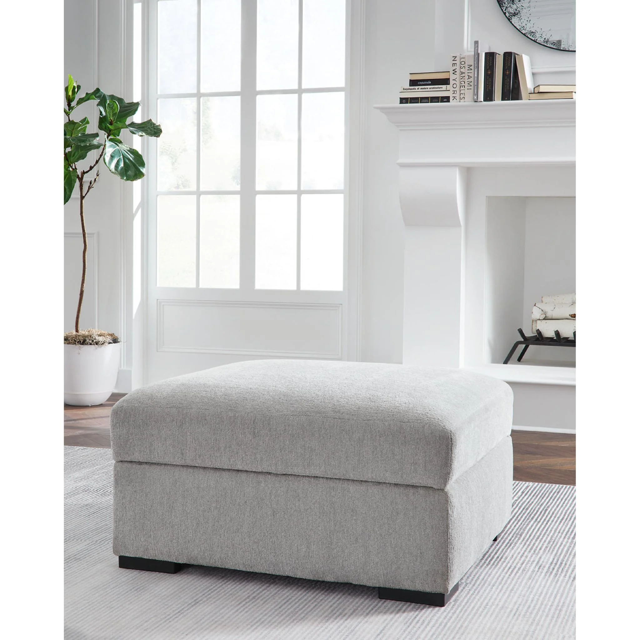 Gabyleigh Ottoman - Nickel - Image 2