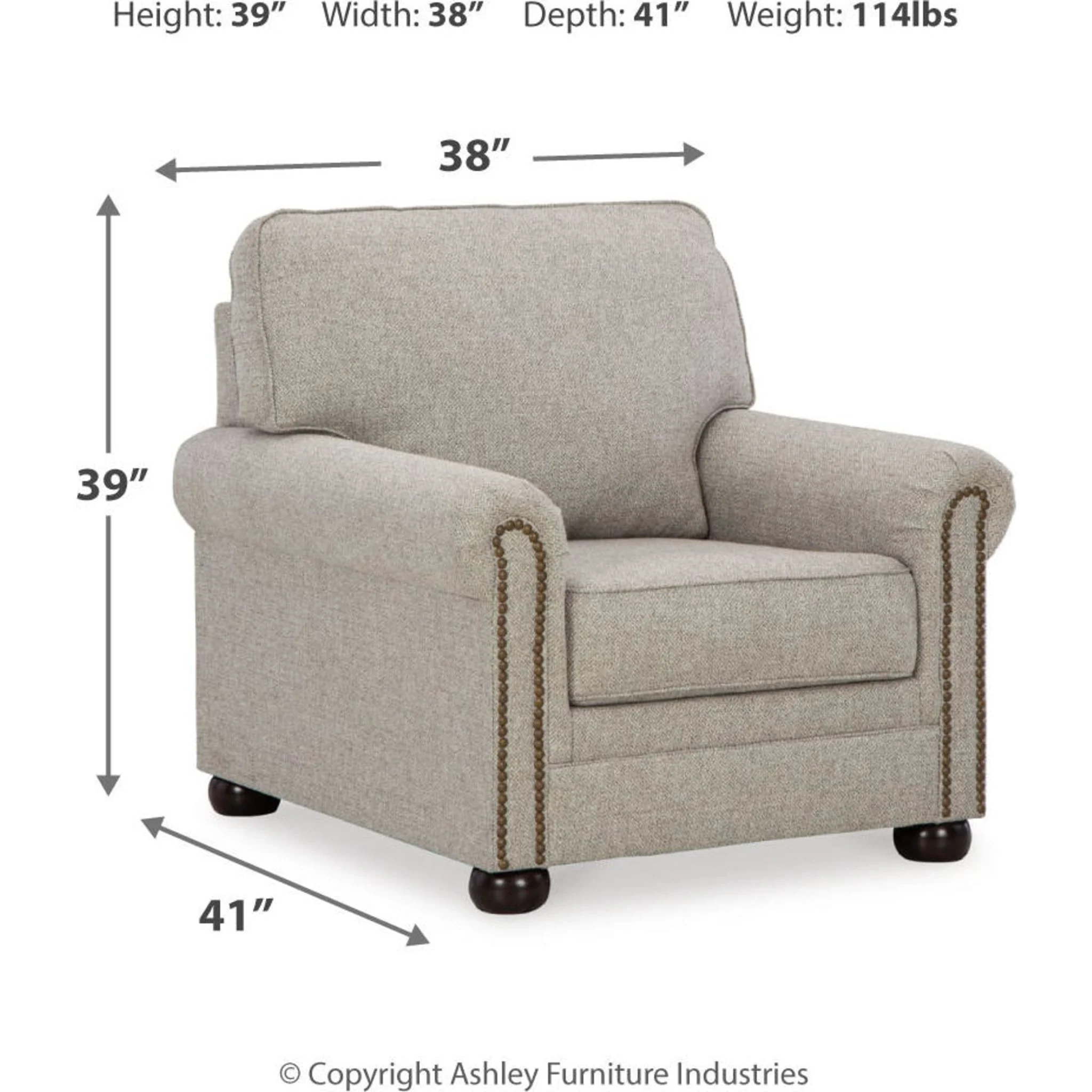 Gaelon Chair - Dune - Image 6