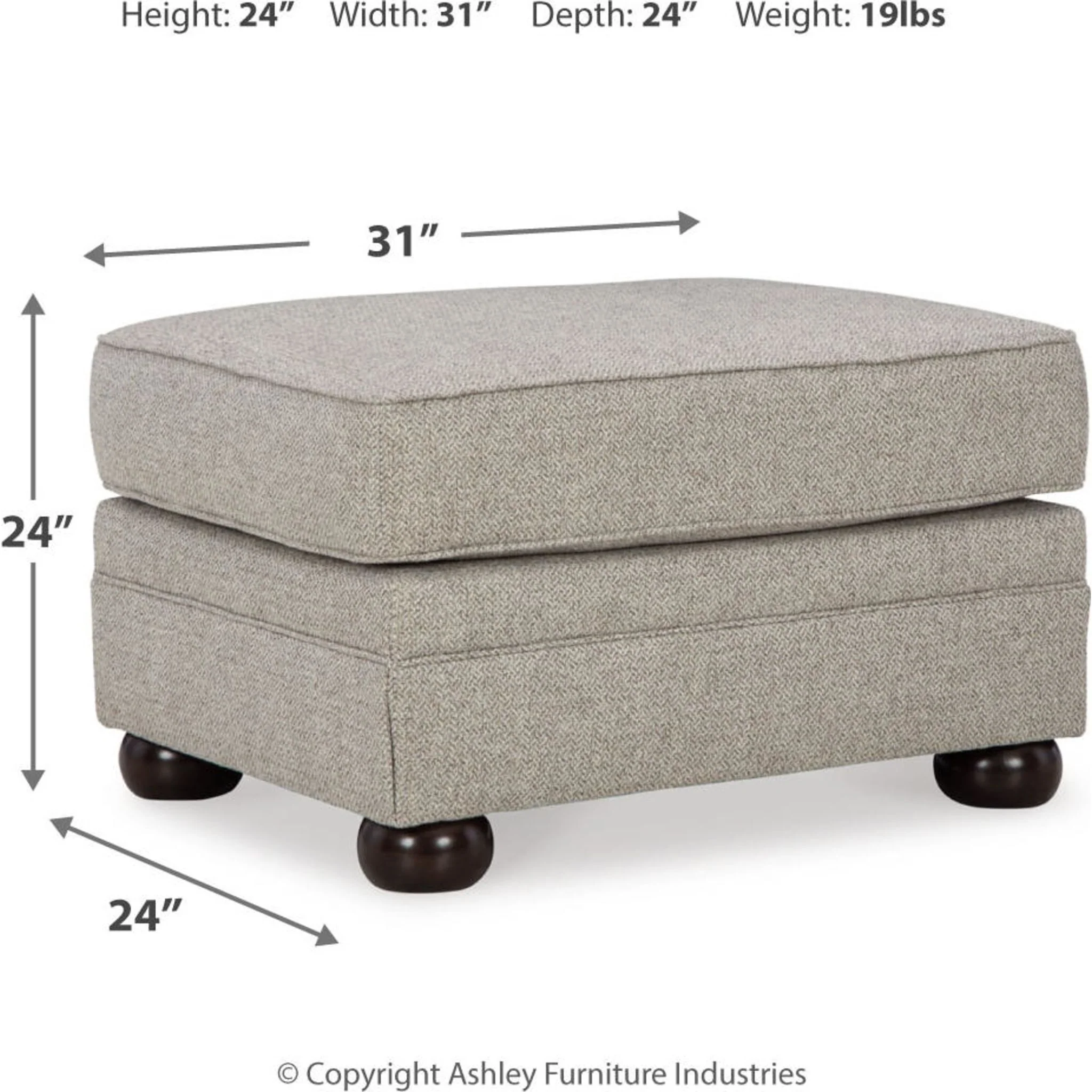 Gaelon Ottoman - Dune - Image 6