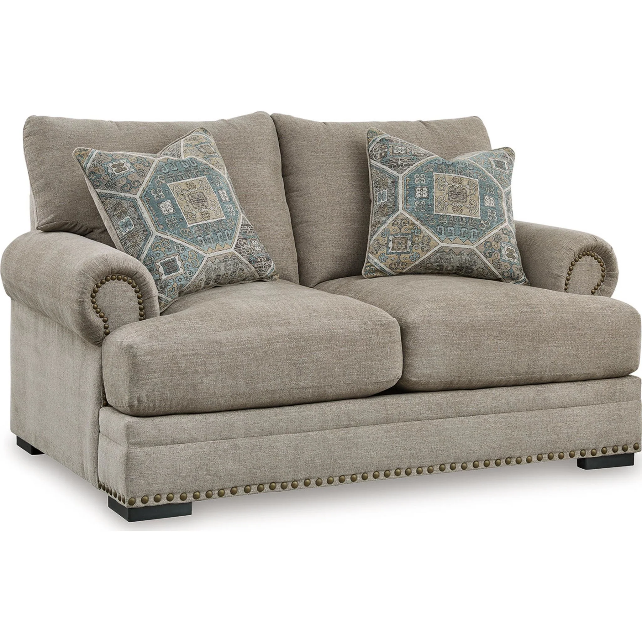 Galemore Loveseat - Quarry - Image 4